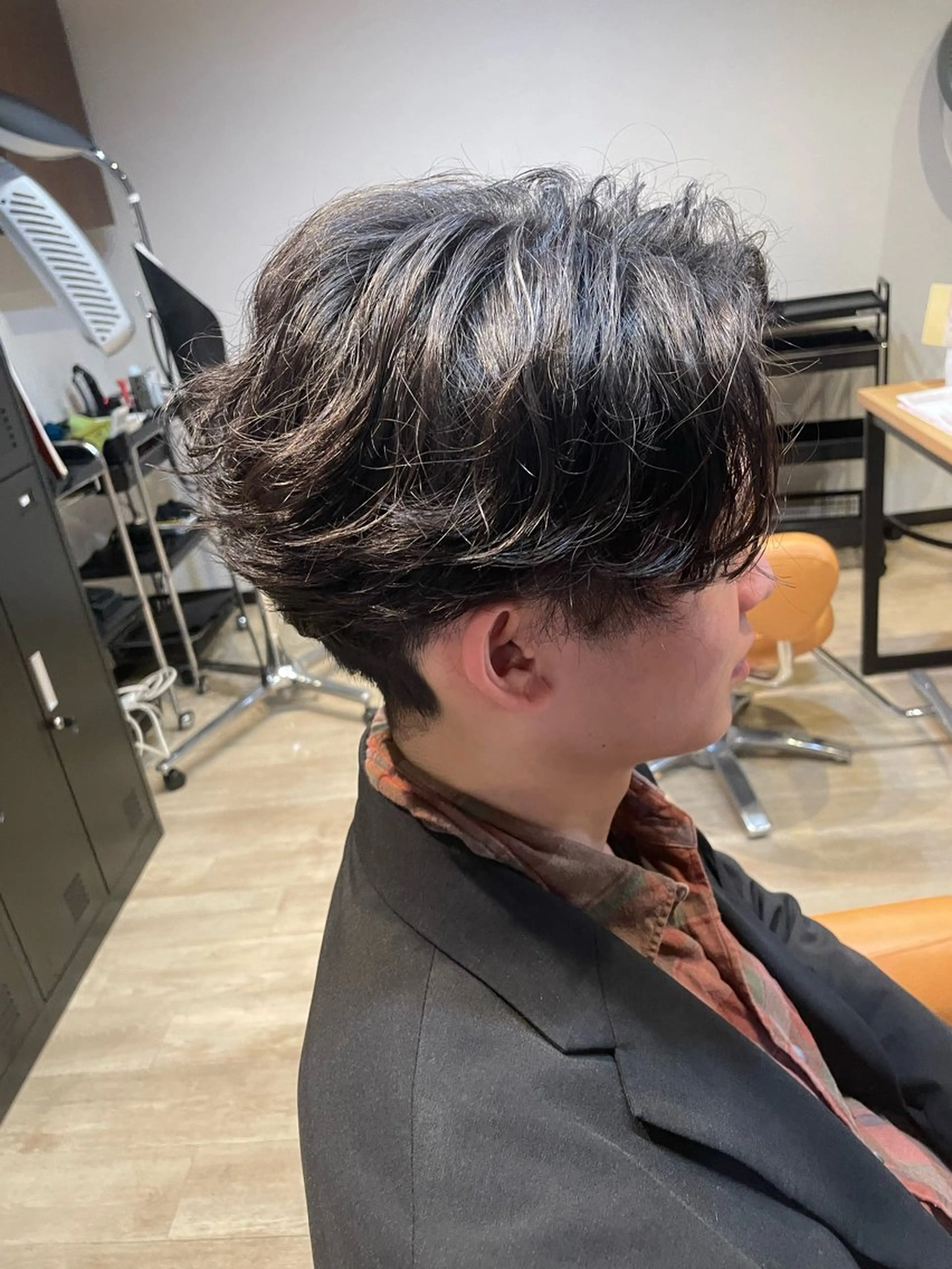 ショート パーマ カット パーマ 髪質改善/ブリーチ 田代 龍我のヘアスタイル