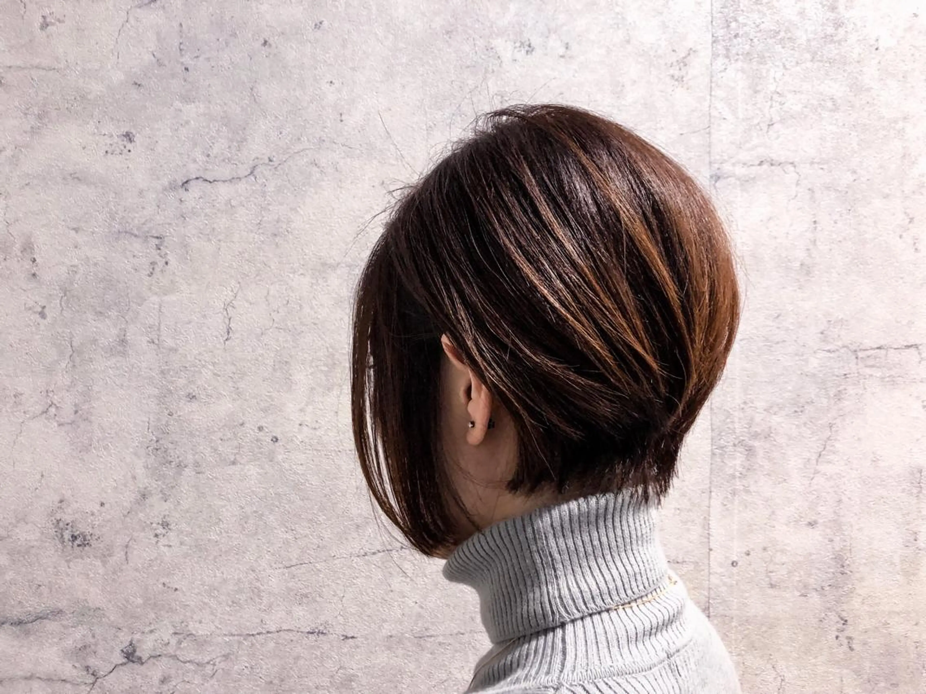 ショート ショートボブ ボブ ショートヘア salowin郡山所属・佐藤 結花のヘアスタイル