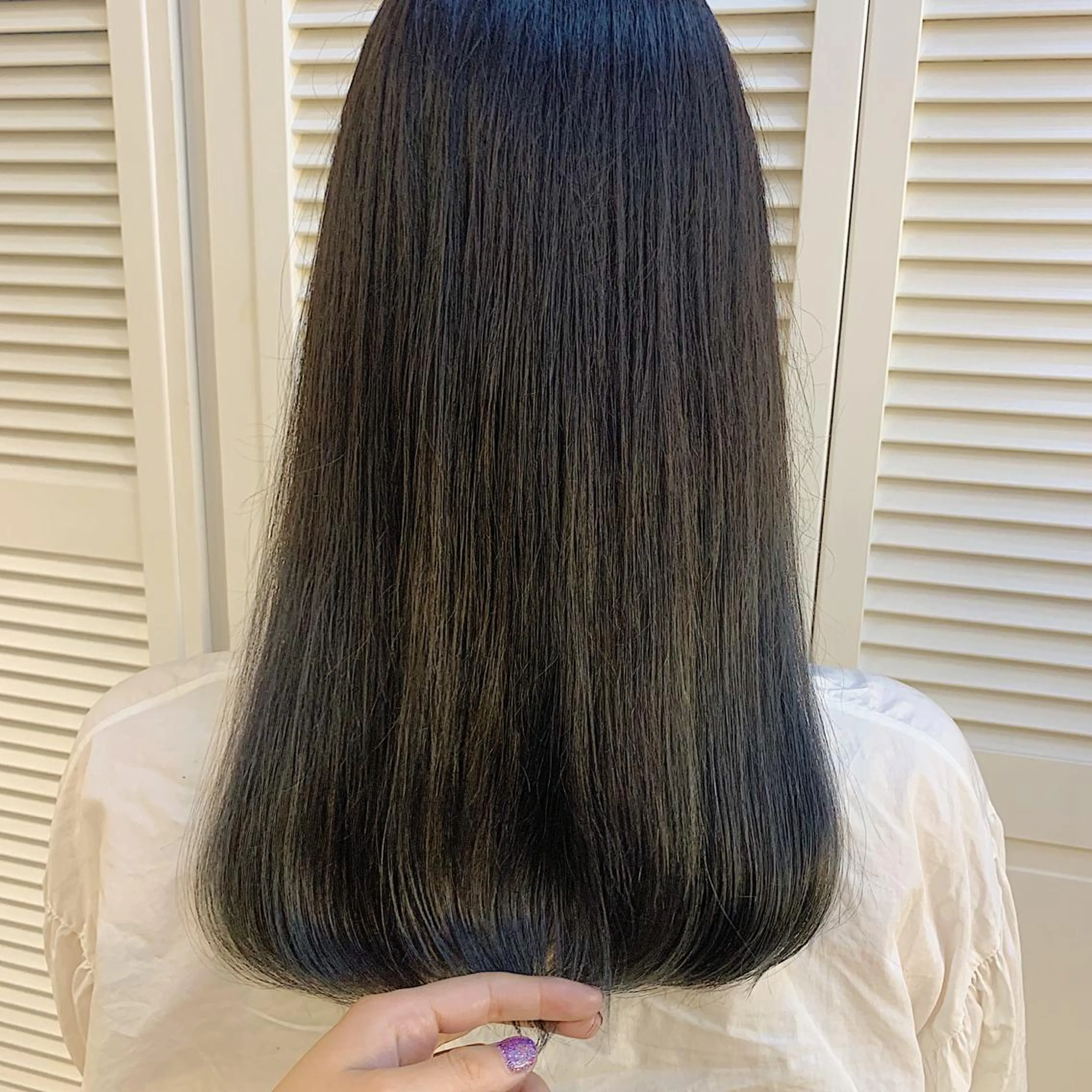 セミロング カラー ブルーカラー グラデーションカラー GO TODAY SHAiRE SALON 町田店所属・🫧大森 知夏🫧のヘアスタイル