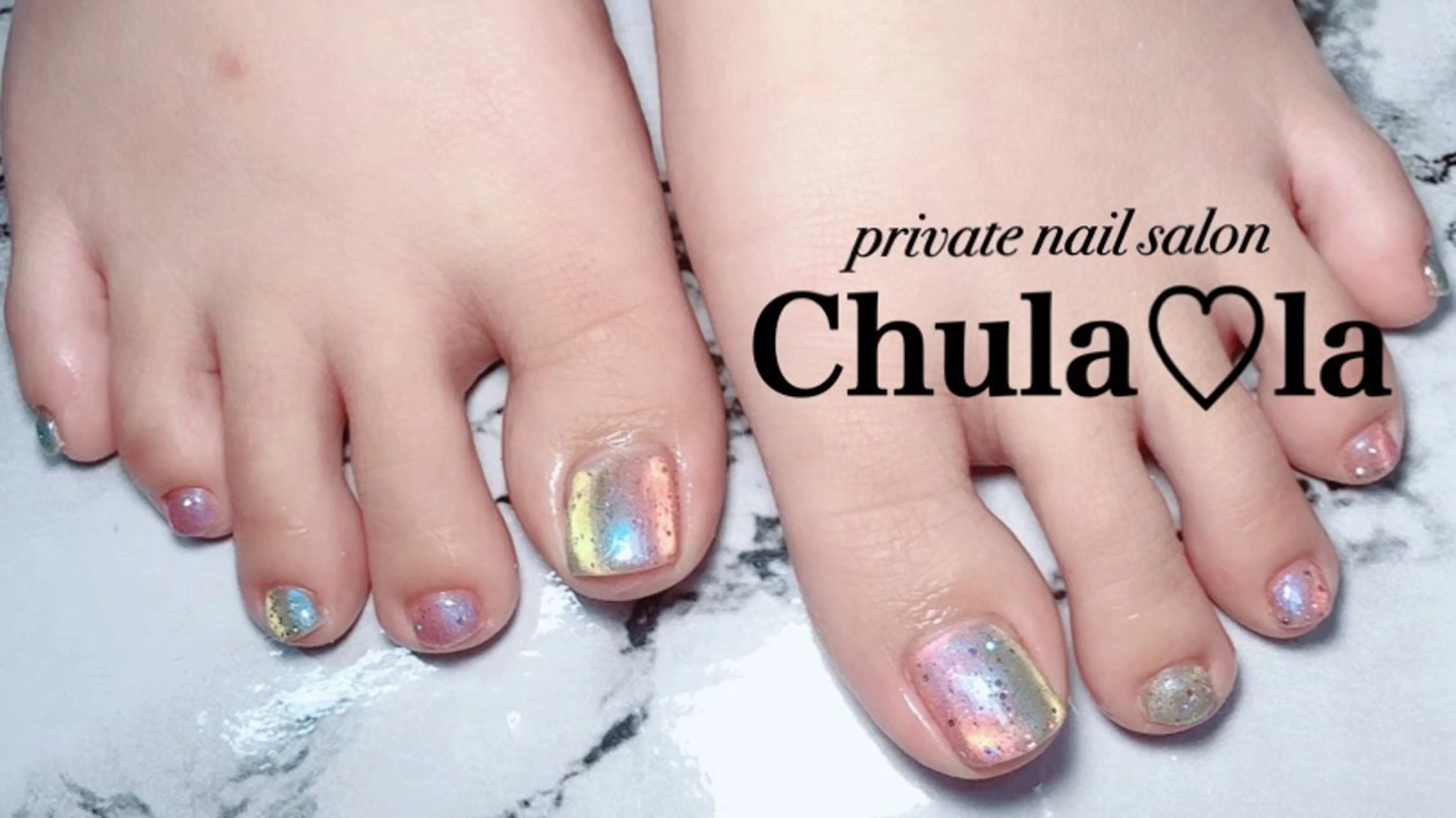 ネイル マグネットネイル フットネイル Chula♡la 豊見城市高安のネイルデザイン