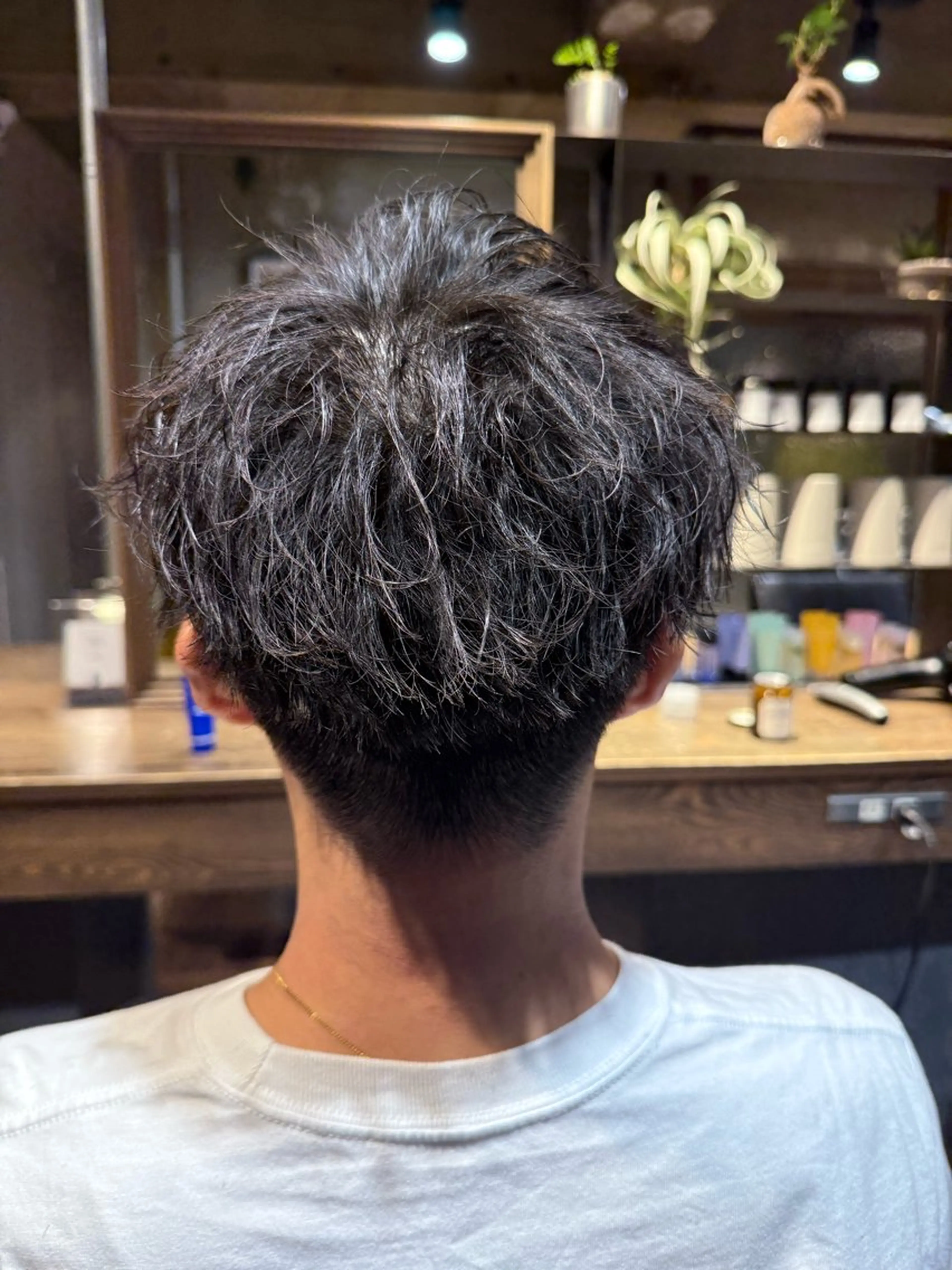 ショート パーマ メンズ ビジネス メンズパーマ メンズ/佐藤 恒輝のヘアスタイル