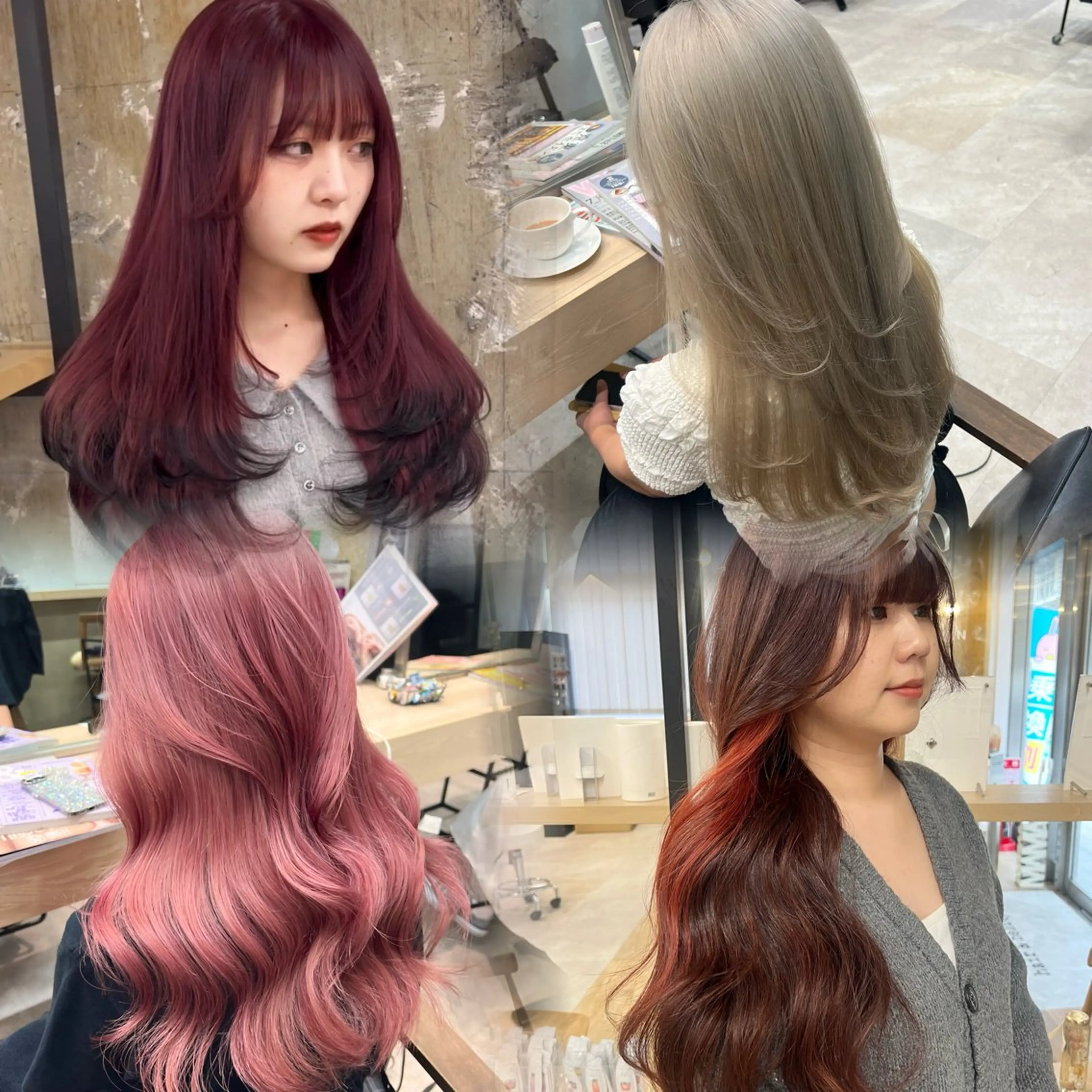 🤍🦖艶々ハイトーン🦖🤍プレミアムブリーチ➕カラー➕最高級オージュアトリートメントの写真