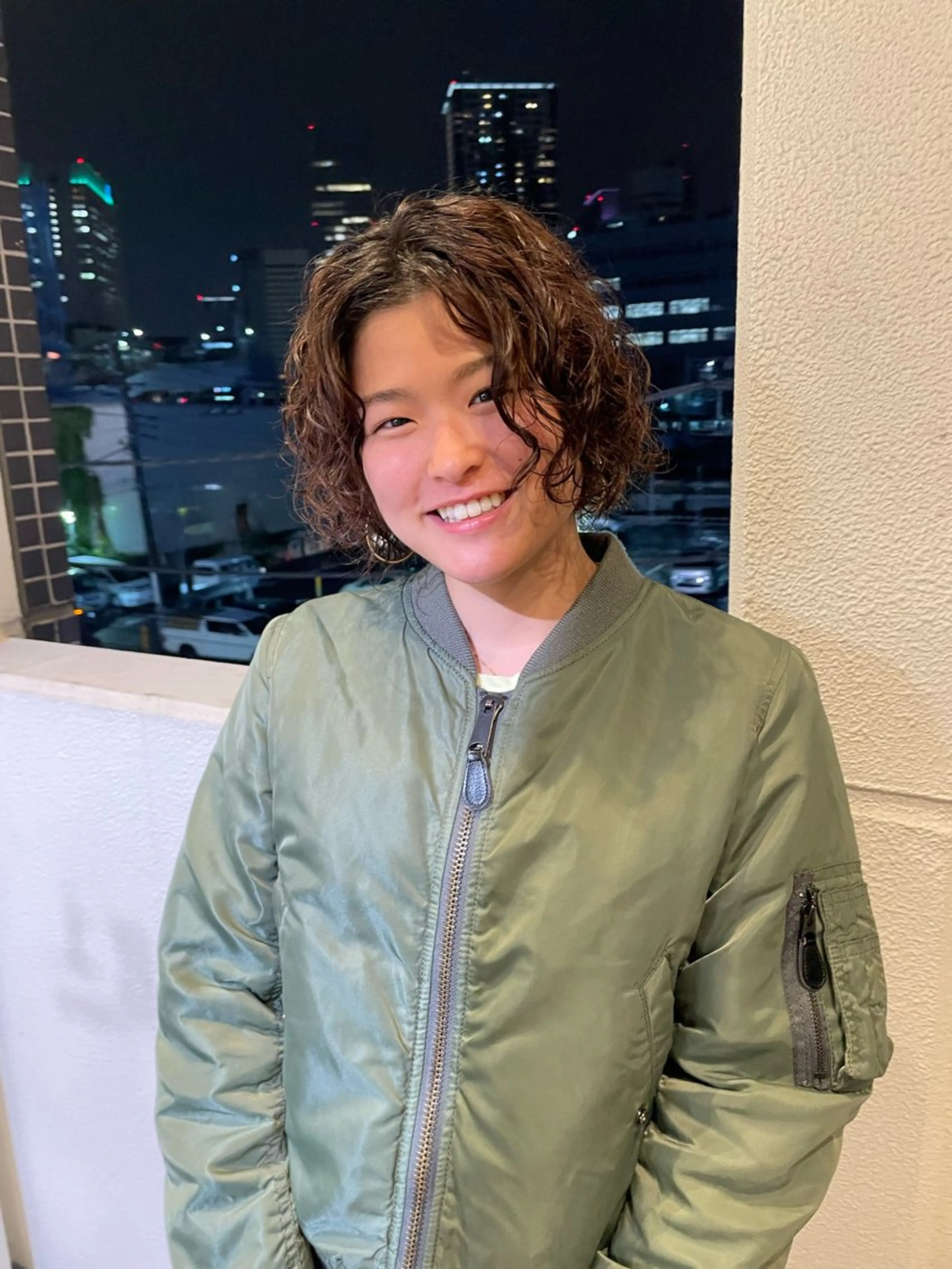 ミディアム パーマ カット パーマ トリートメント Toiro 横浜所属・🎀レイヤー/パーマ カラー/ai🎀のヘアスタイル