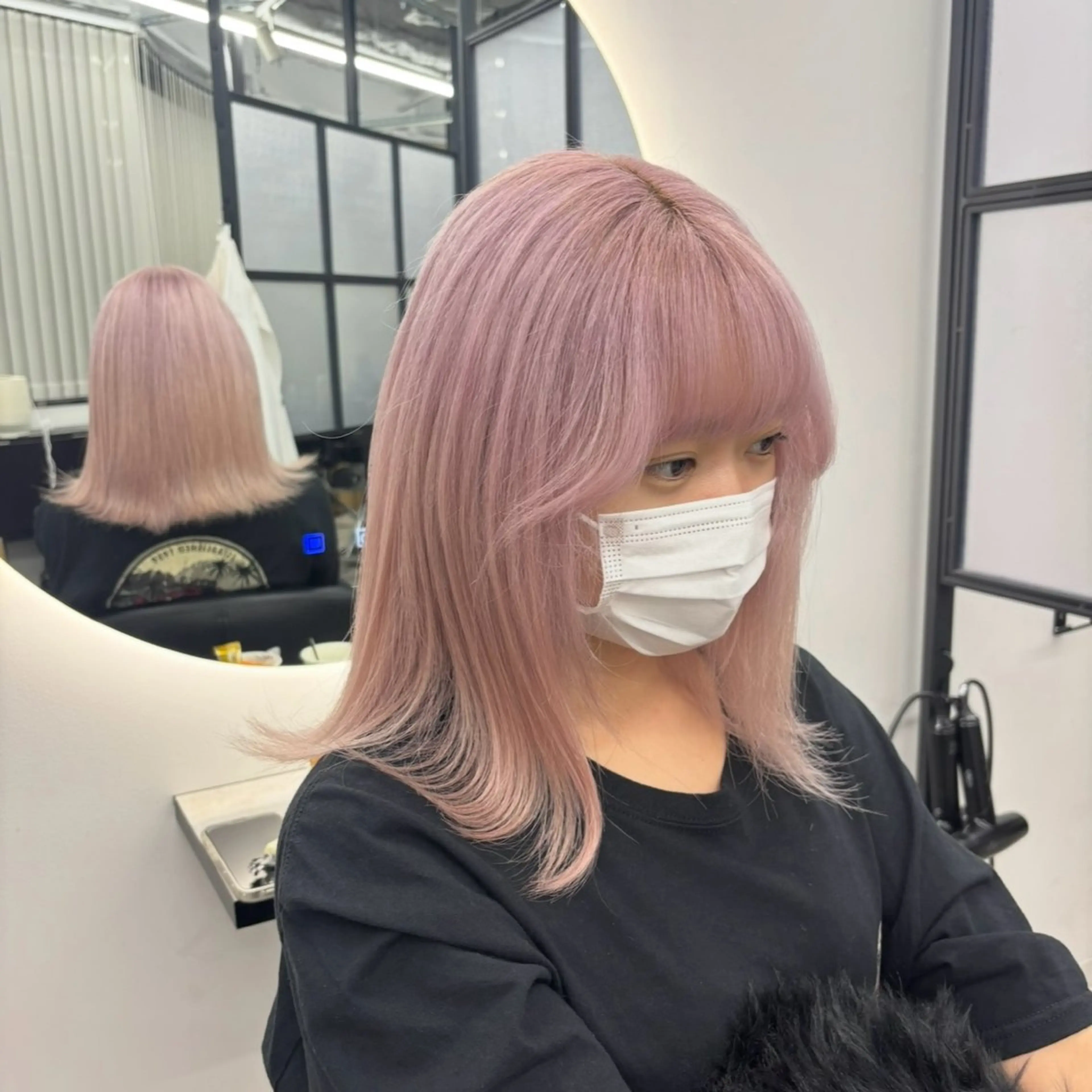 ミディアム カラー ヘアカラー Ren. 🦋デザインカラーのヘアスタイル
