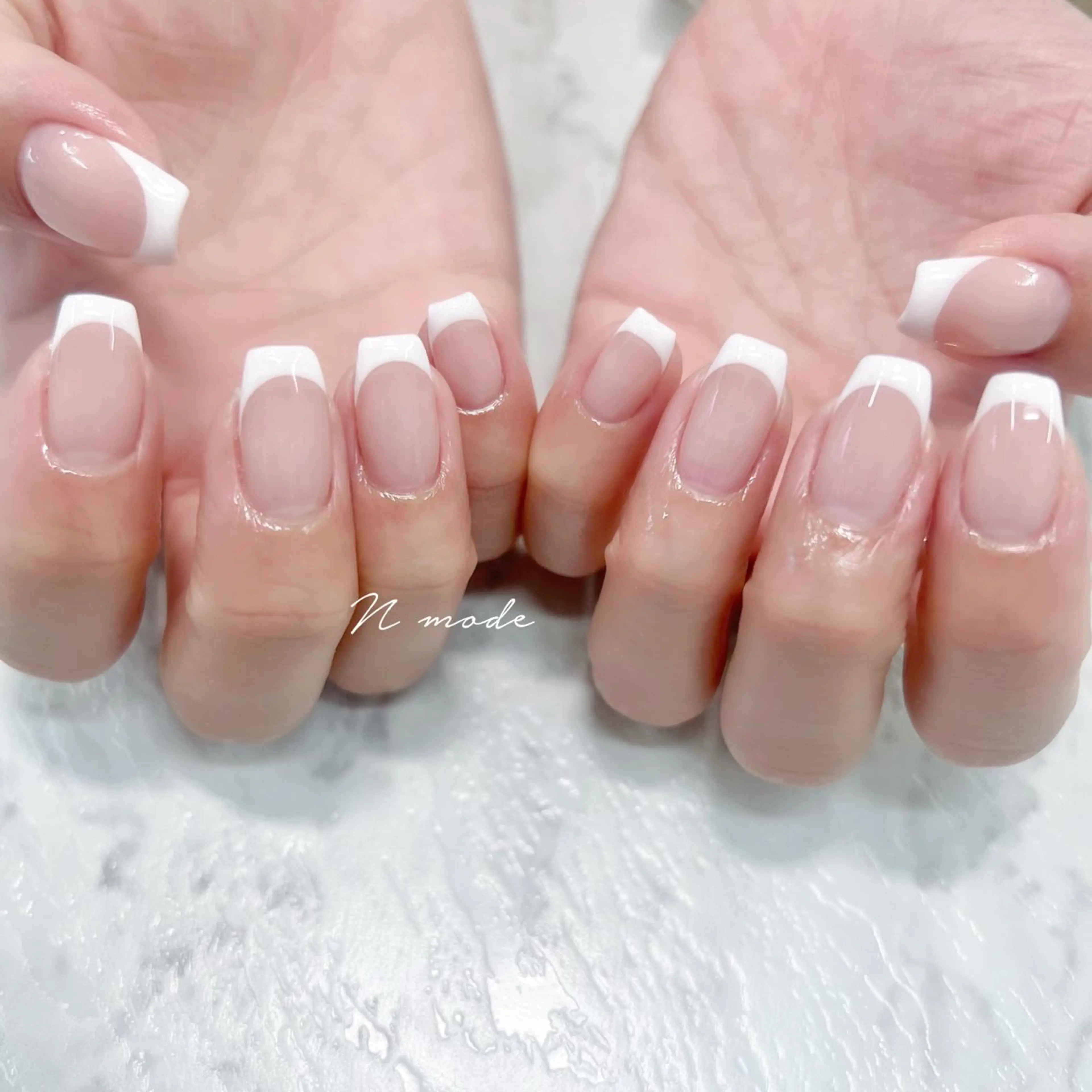 【オフ有り】フレンチネイル🧸⭐️パラジェル※初回オフ無料の写真