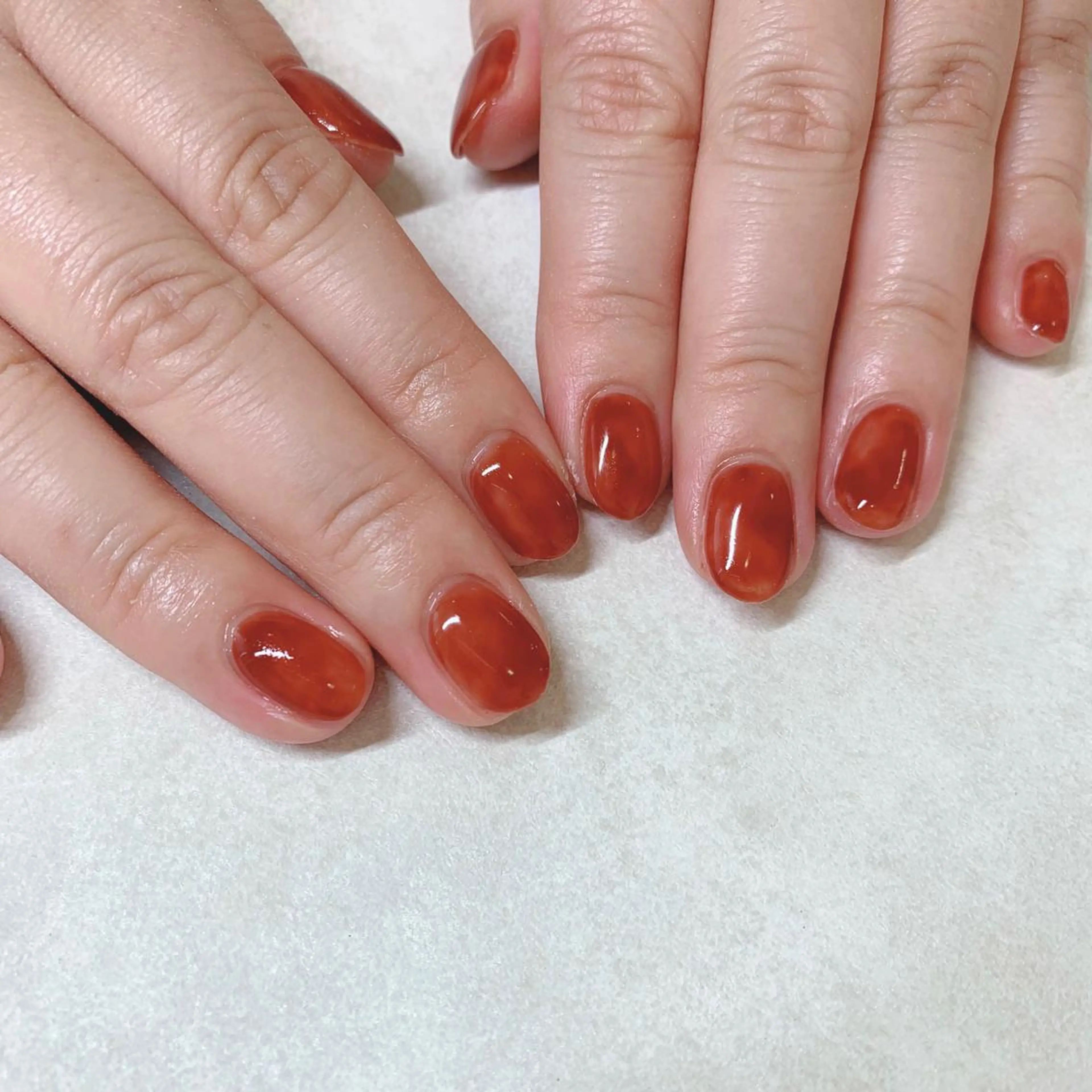 カラー ネイル ハンドネイル Cozy_ ilumのネイルデザイン