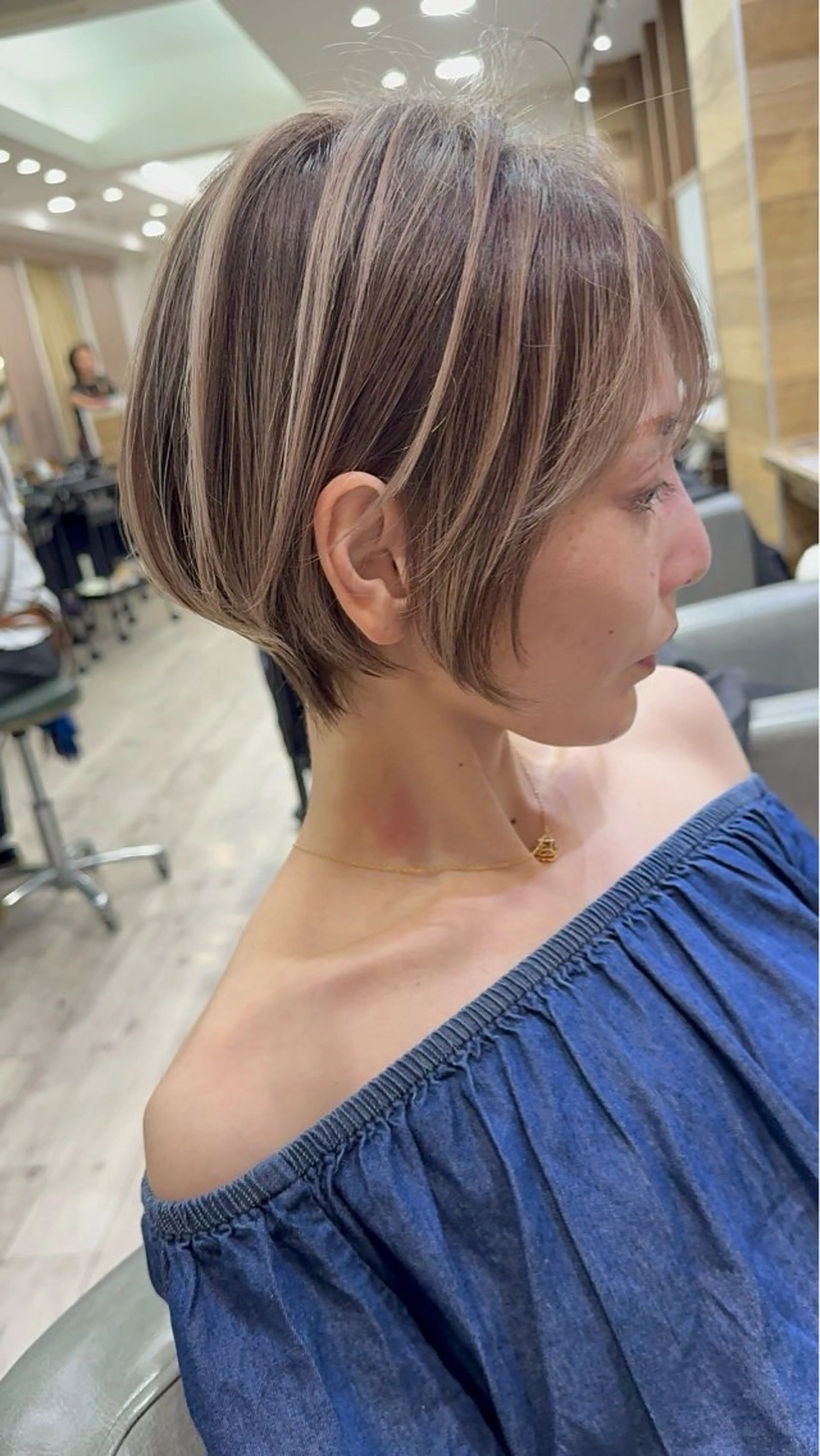 ショート カット トリートメント 尾形 日和のヘアスタイル