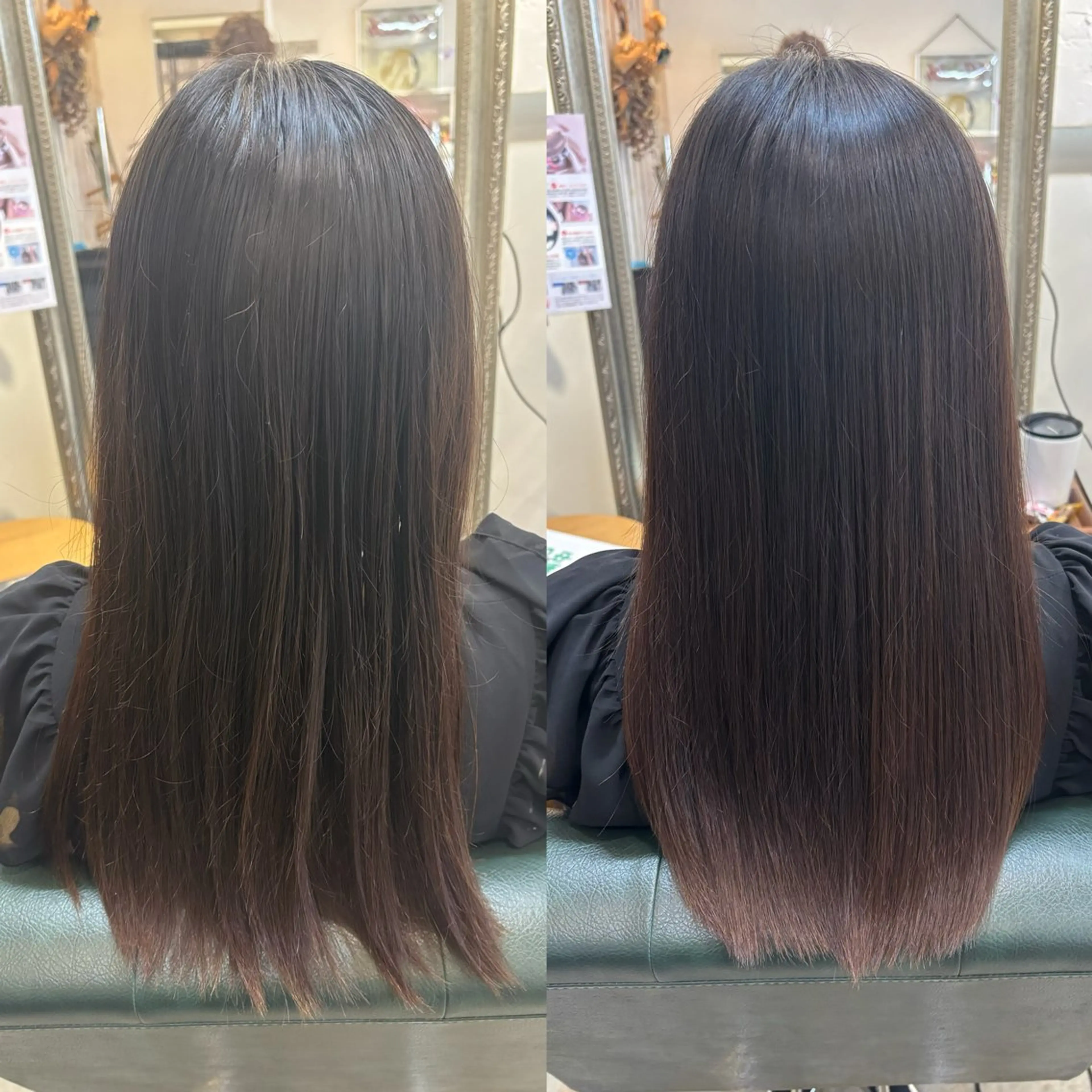 美髪カラー＆カット＆髪質改善トリートメントの写真