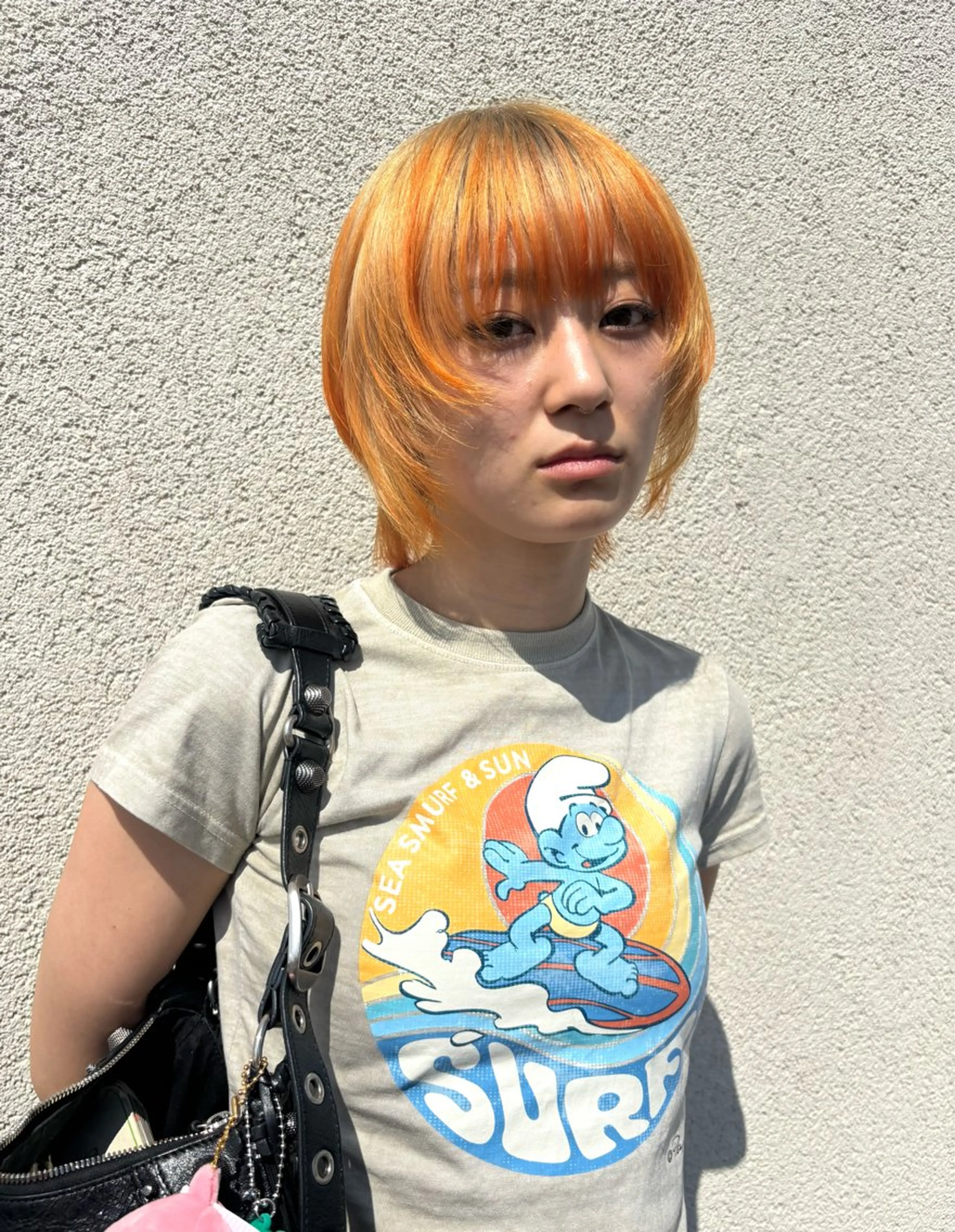 カラー ベージュカラー ブリーチ ケアブリーチ オレンジ GOTTO LATOUR所属・淺野 里音のヘアスタイル