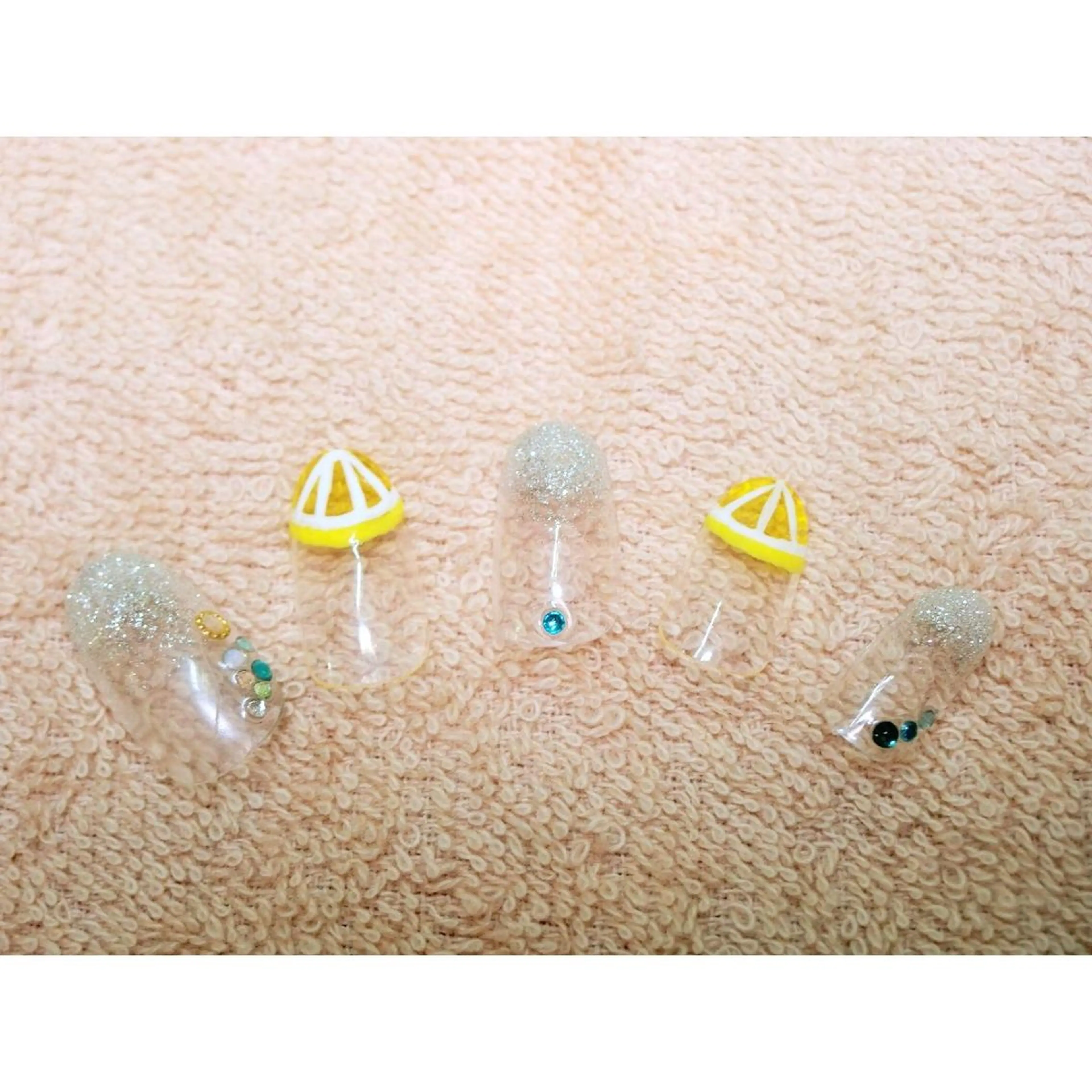 ネイル 痛ネイル/ワンホン/ フィルイン/長さだしのネイルデザイン