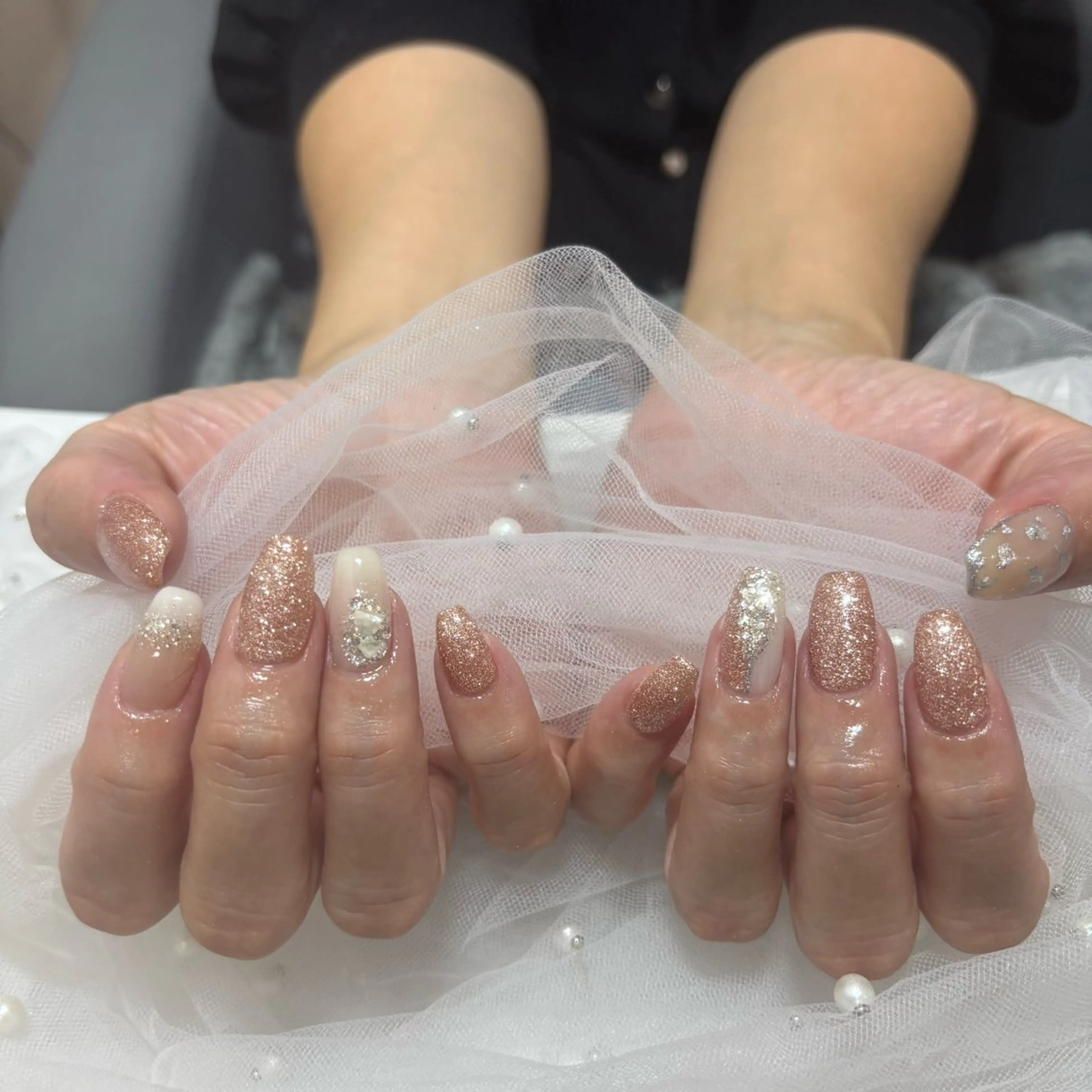 ネイル ＿WHITE+南海難波店所属・_WHITE+ 南海難波店のネイルデザイン