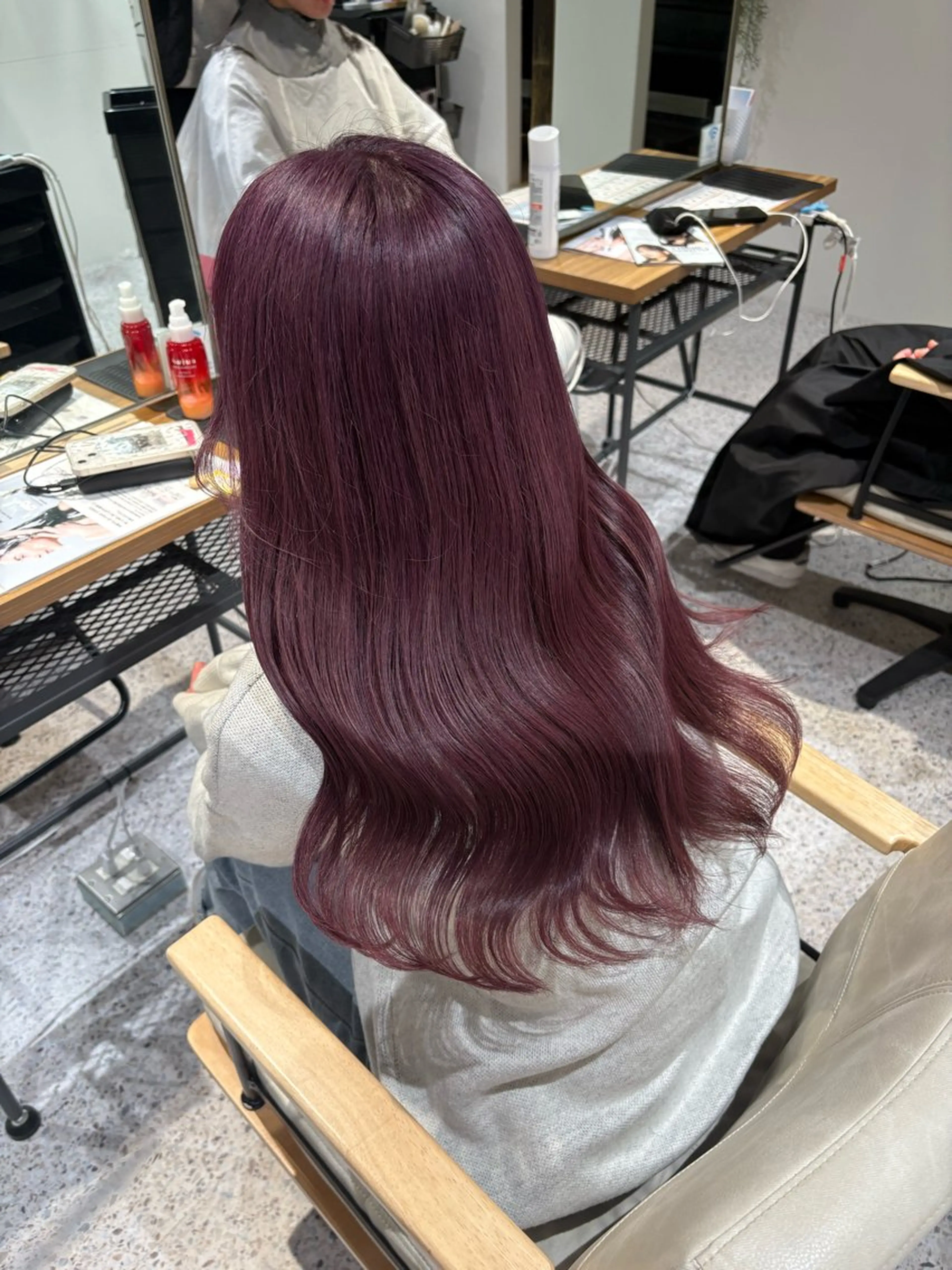 【U30】コテ巻き&前髪カットの写真