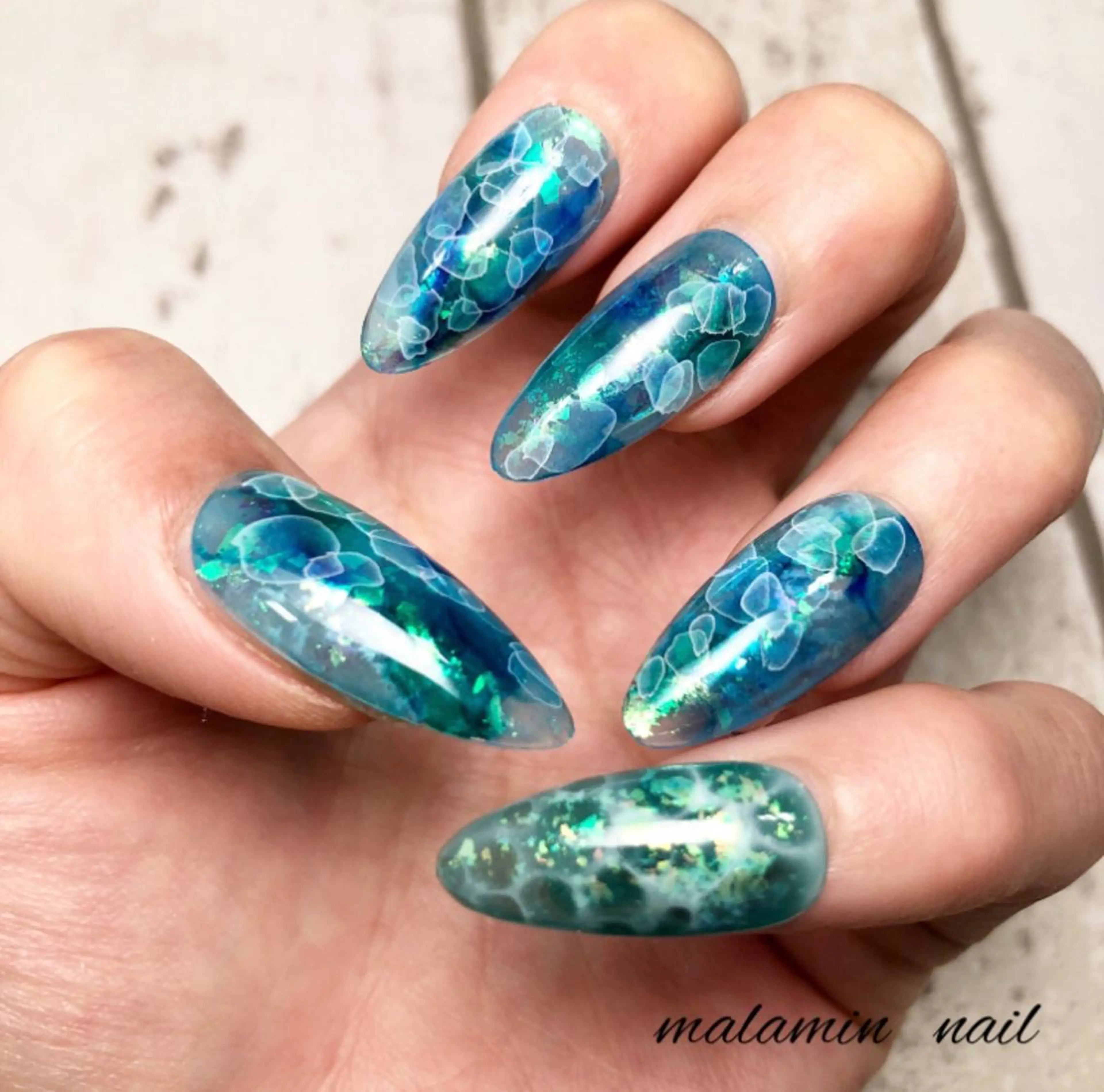 ネイル アートネイル ネイルチップ Nemoto Mariのネイルデザイン