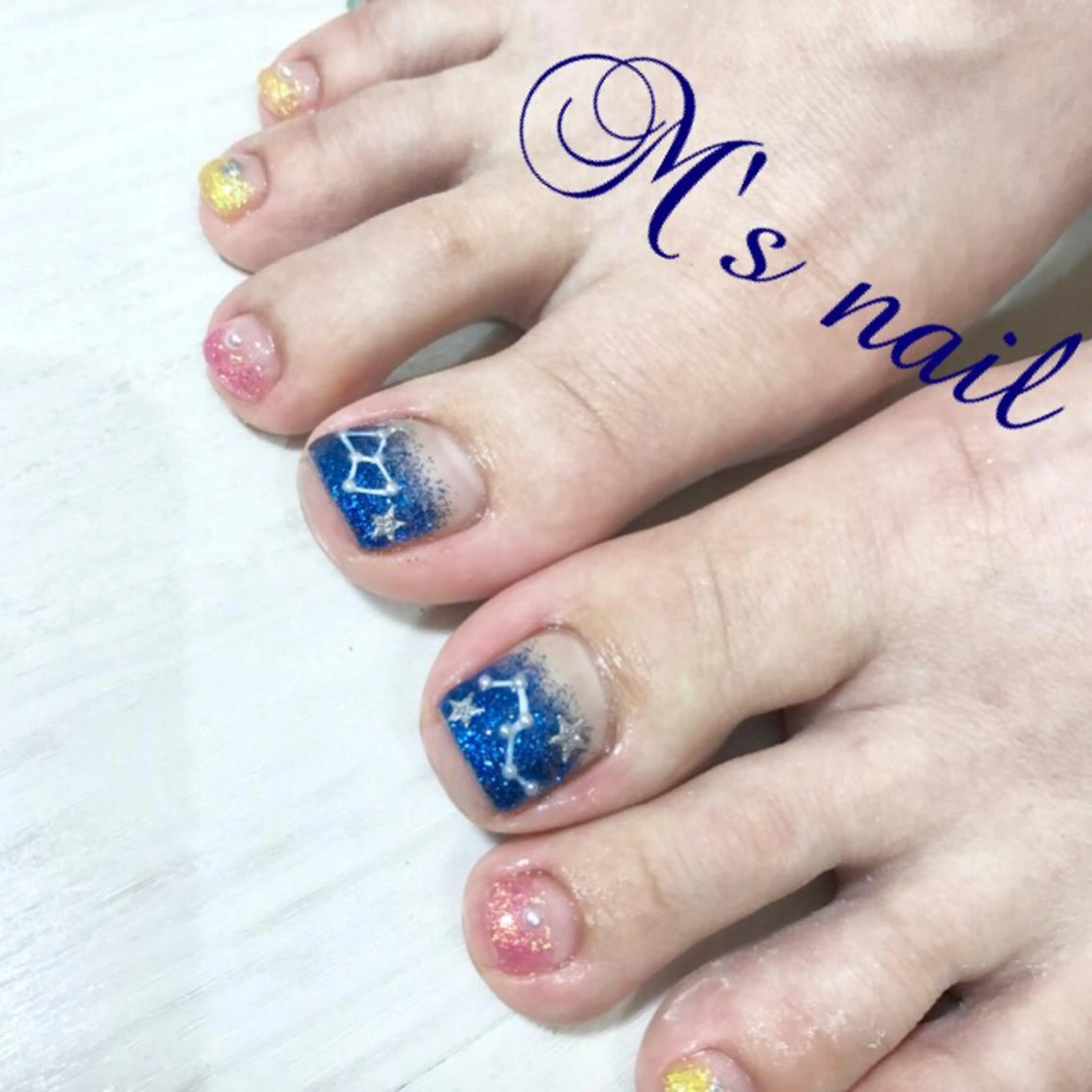 ネイル フットネイル M's nail所属・M's nail ..のネイルデザイン
