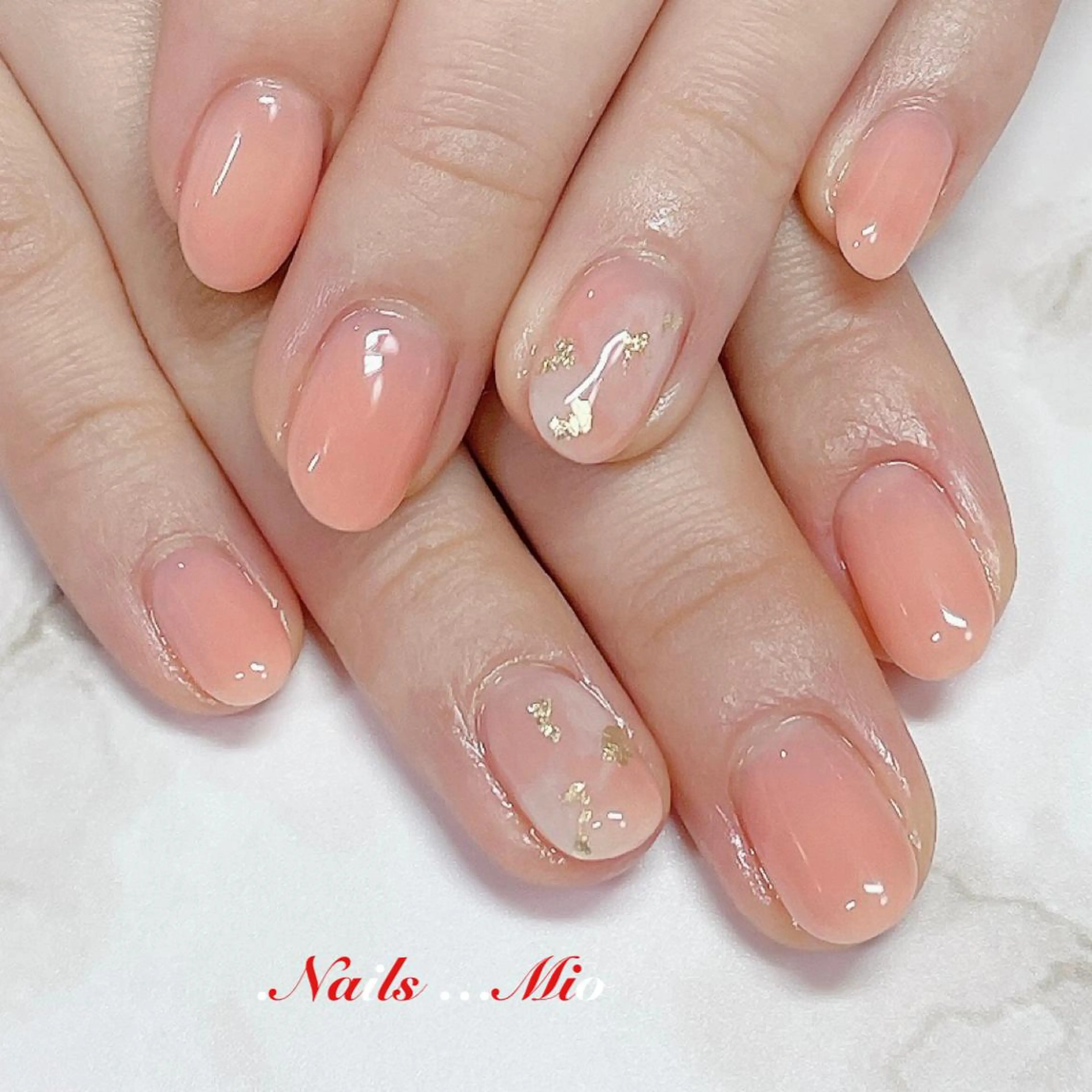 ネイル アートネイル ジェルネイル ワンカラーネイル .Nails Mio 赤羽西ネイルサロンのネイルデザイン