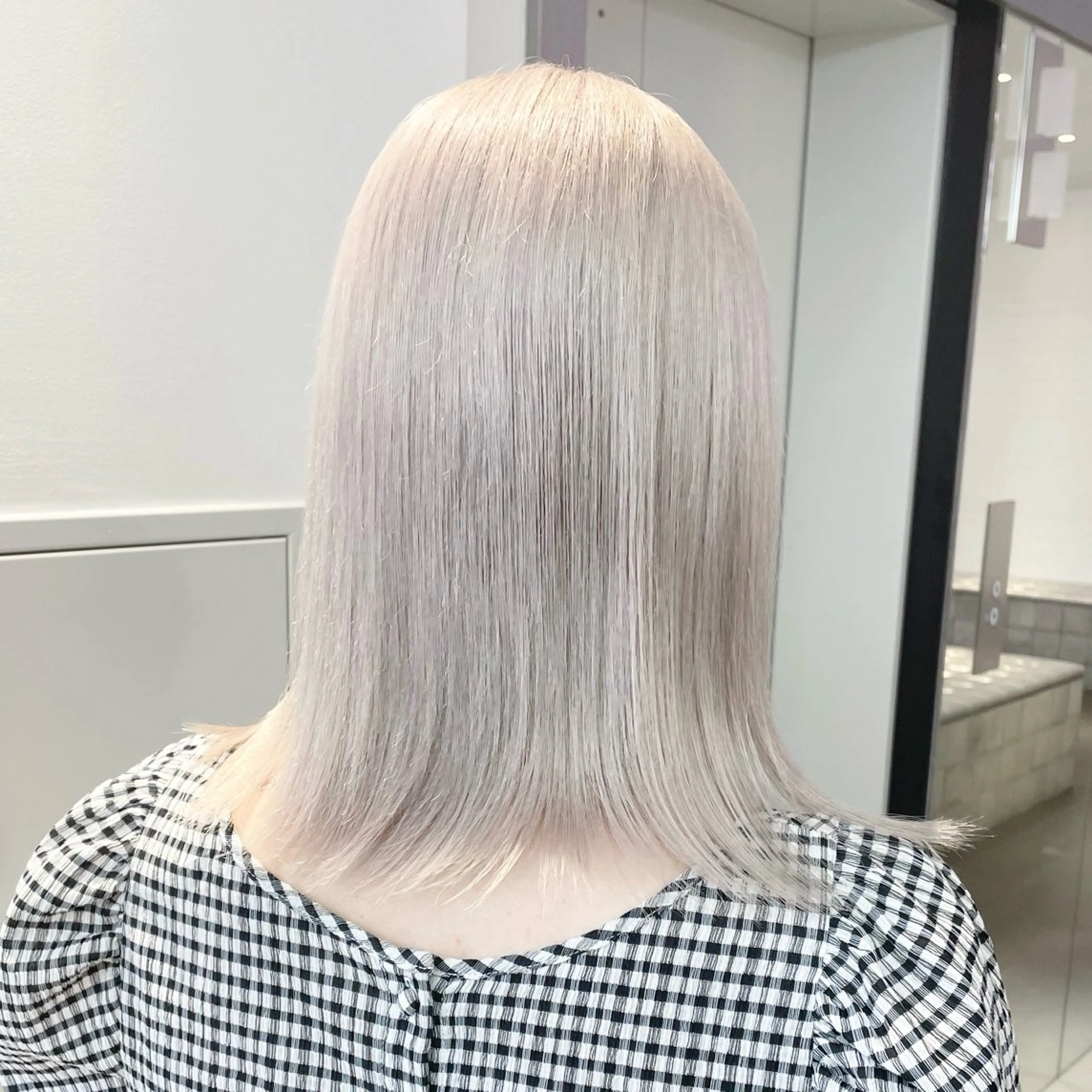 ミディアム レイヤー×グレージュ /ピンク🩷mioのヘアスタイル