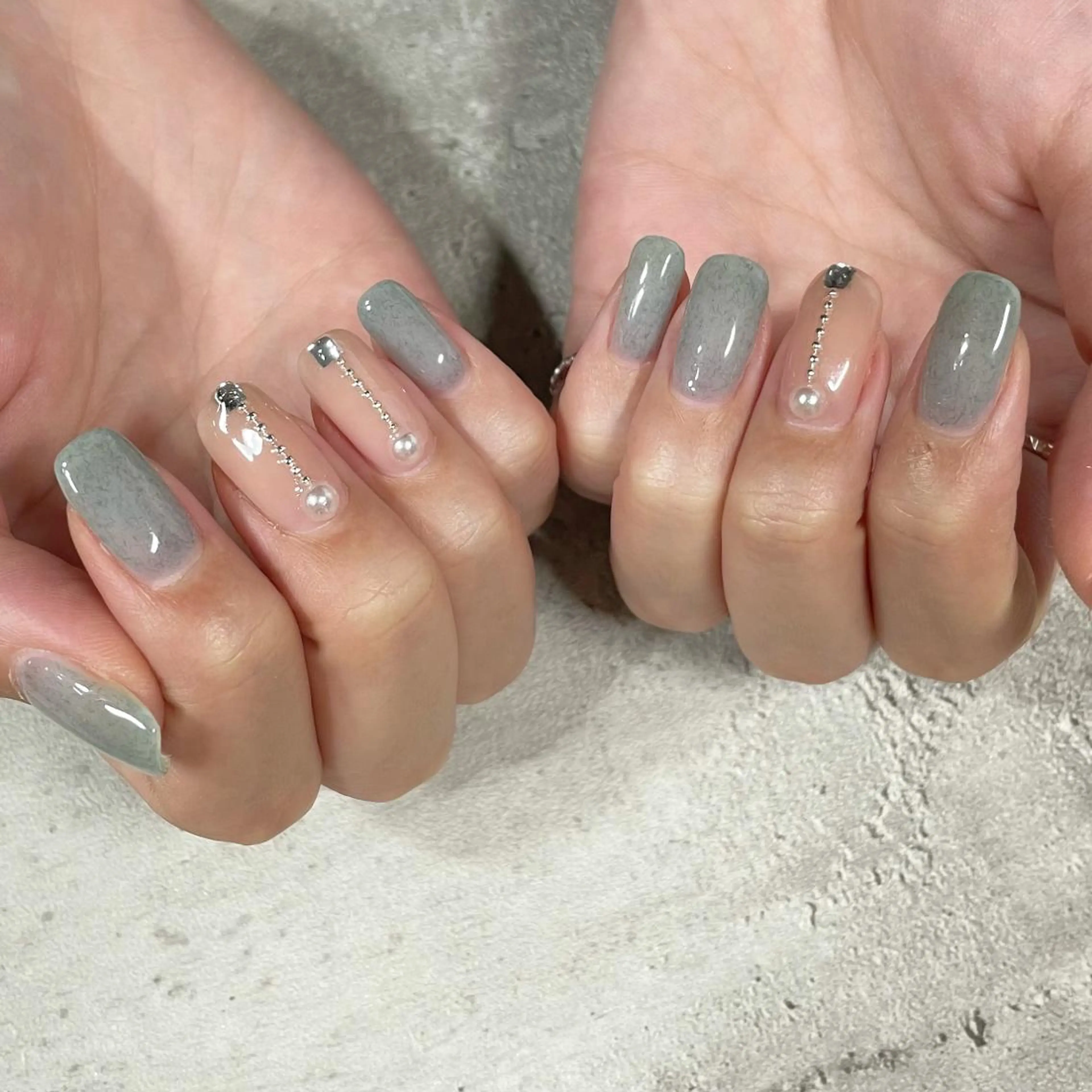 ネイル ジェルネイル シンプルネイル 東 千夏のネイルデザイン