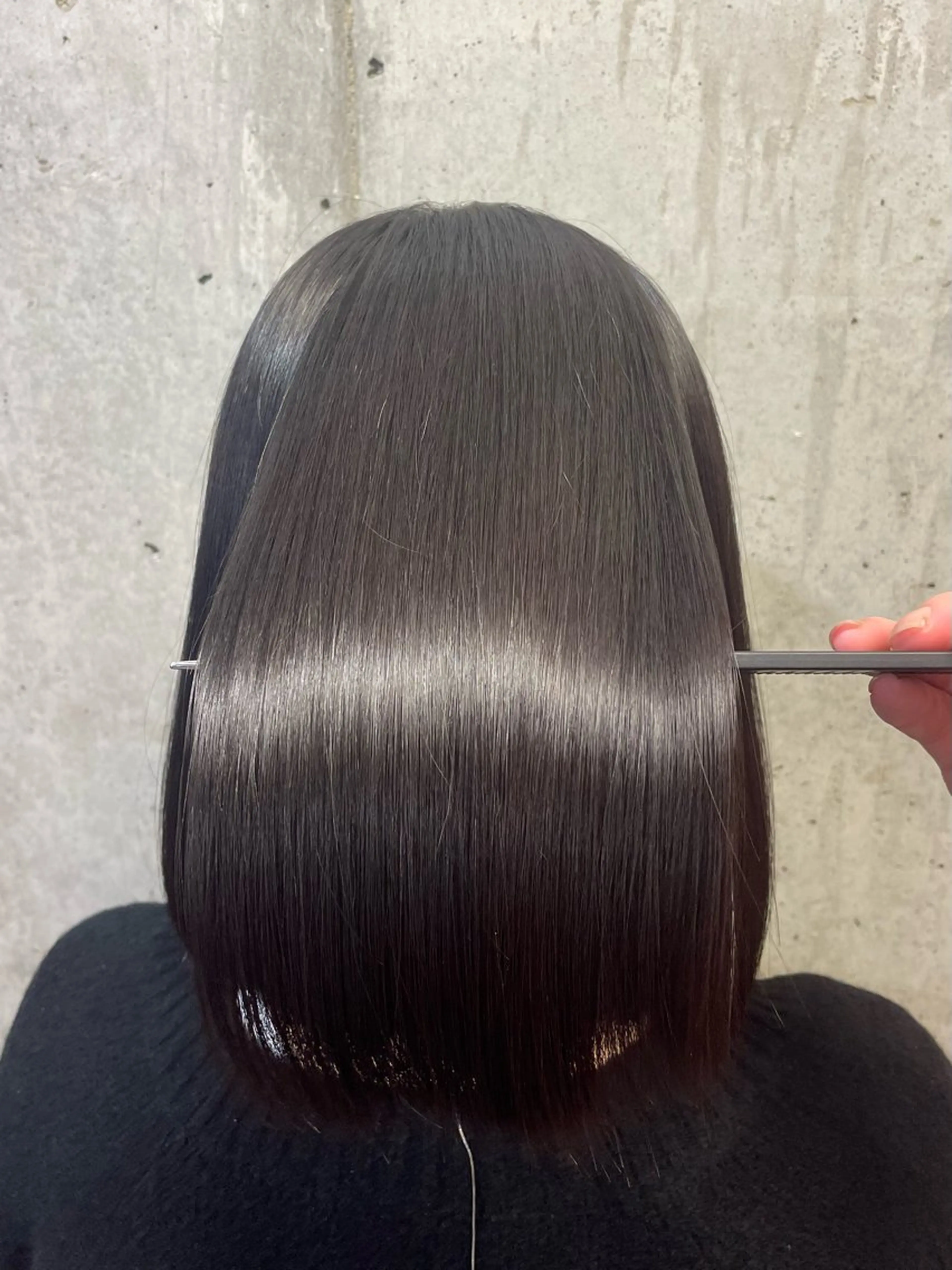 ミディアム 髪質改善 トリートメント 髪質改善/縮毛矯正/ 艶カラーASAYAのヘアスタイル