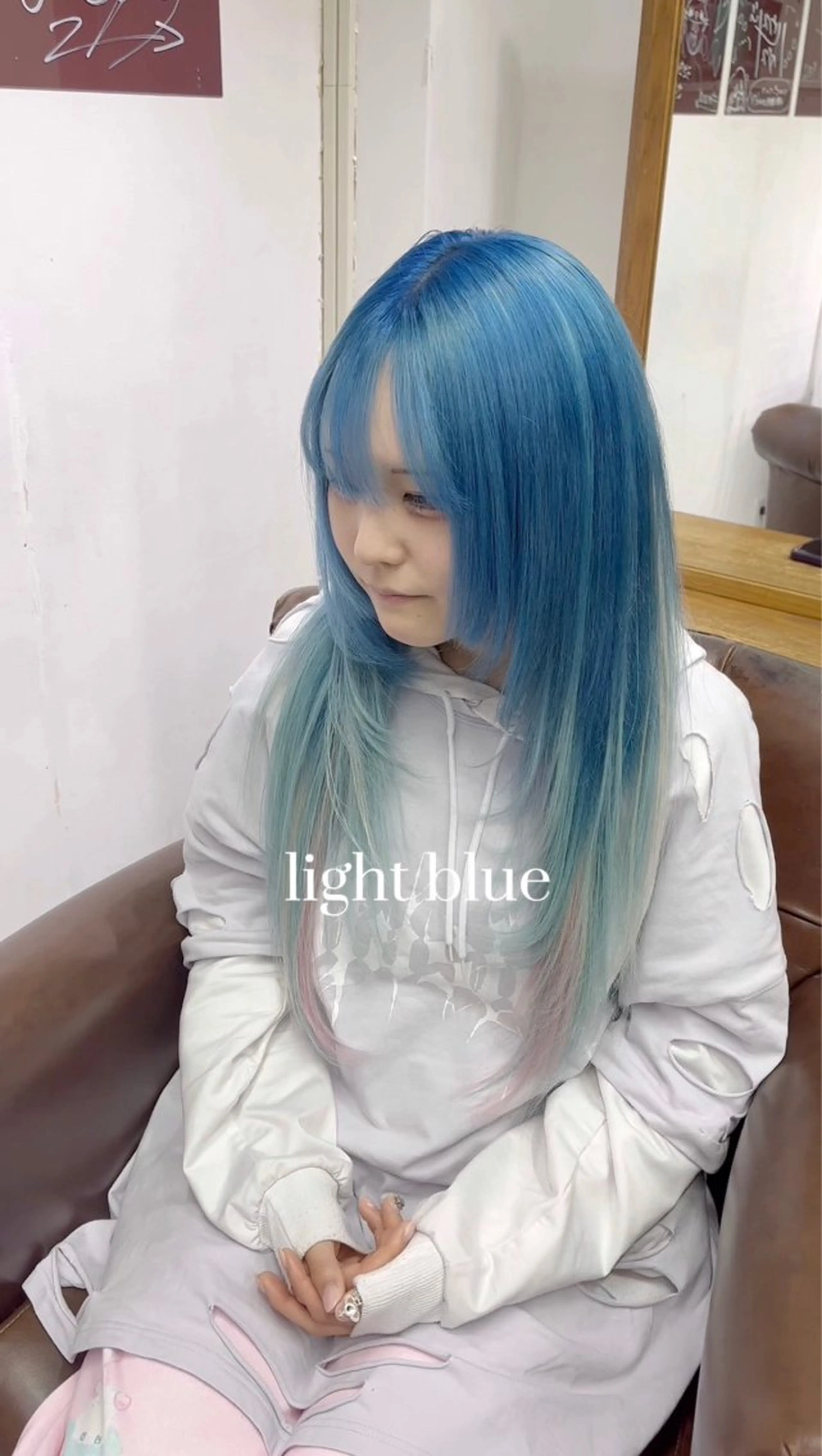 ブリーチカラー＋エクステ80枚🌟の写真