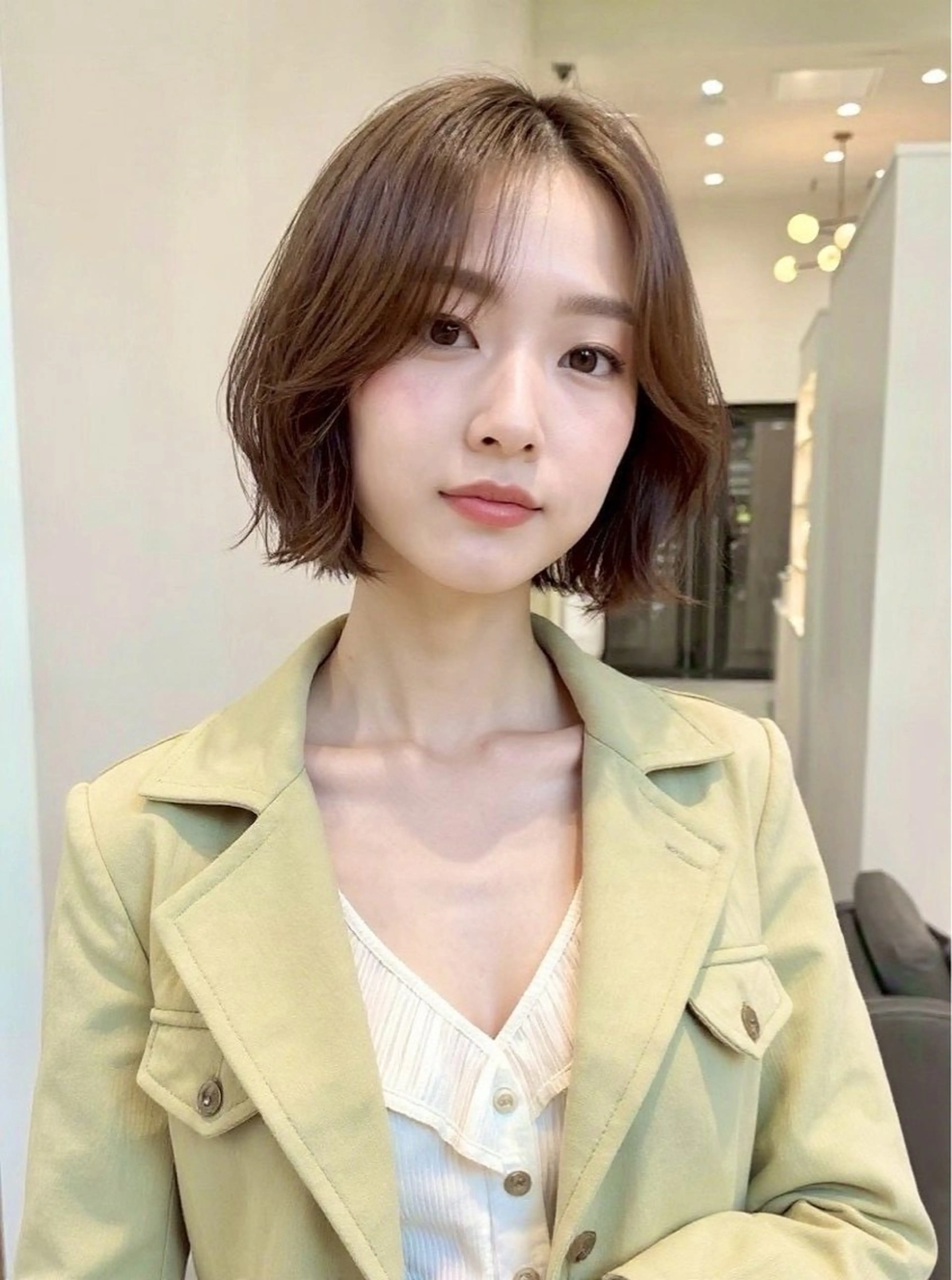 ミディアム ヘアカラー 表参道 ／ヒナのヘアスタイル