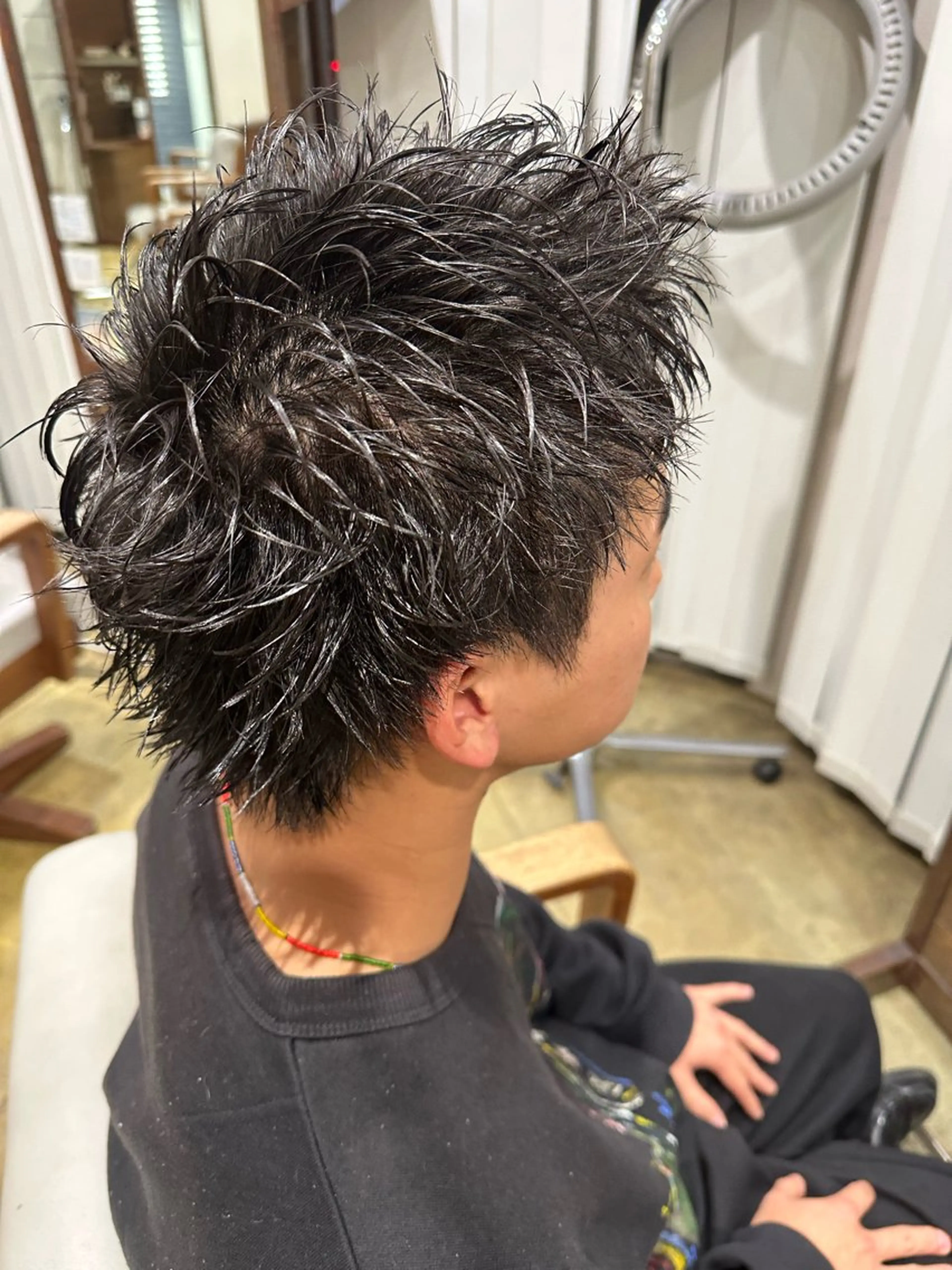 メンズ メンズパーマ 酒徳 唯斗のヘアスタイル