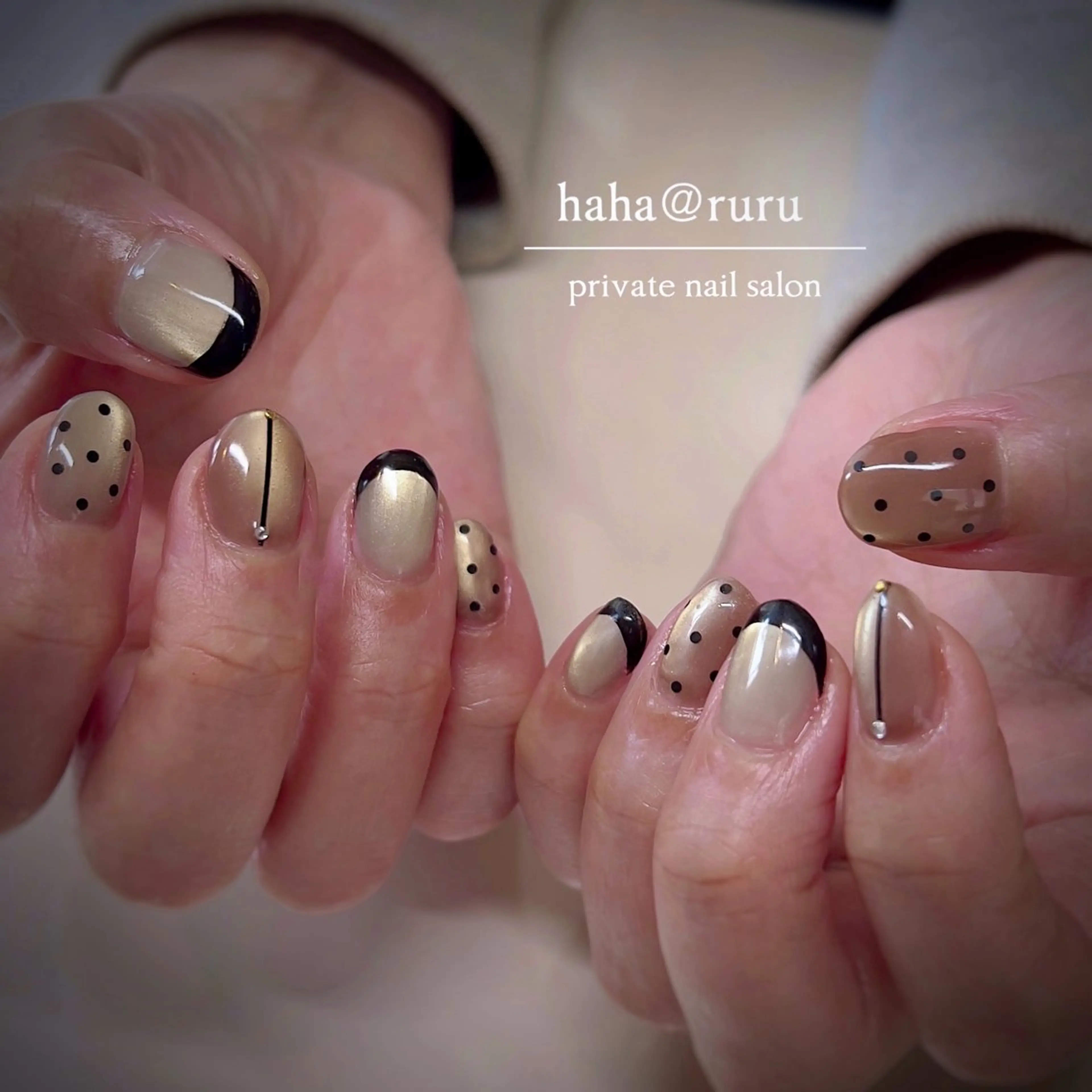 ネイル ハンドネイル haha@ ruruのネイルデザイン
