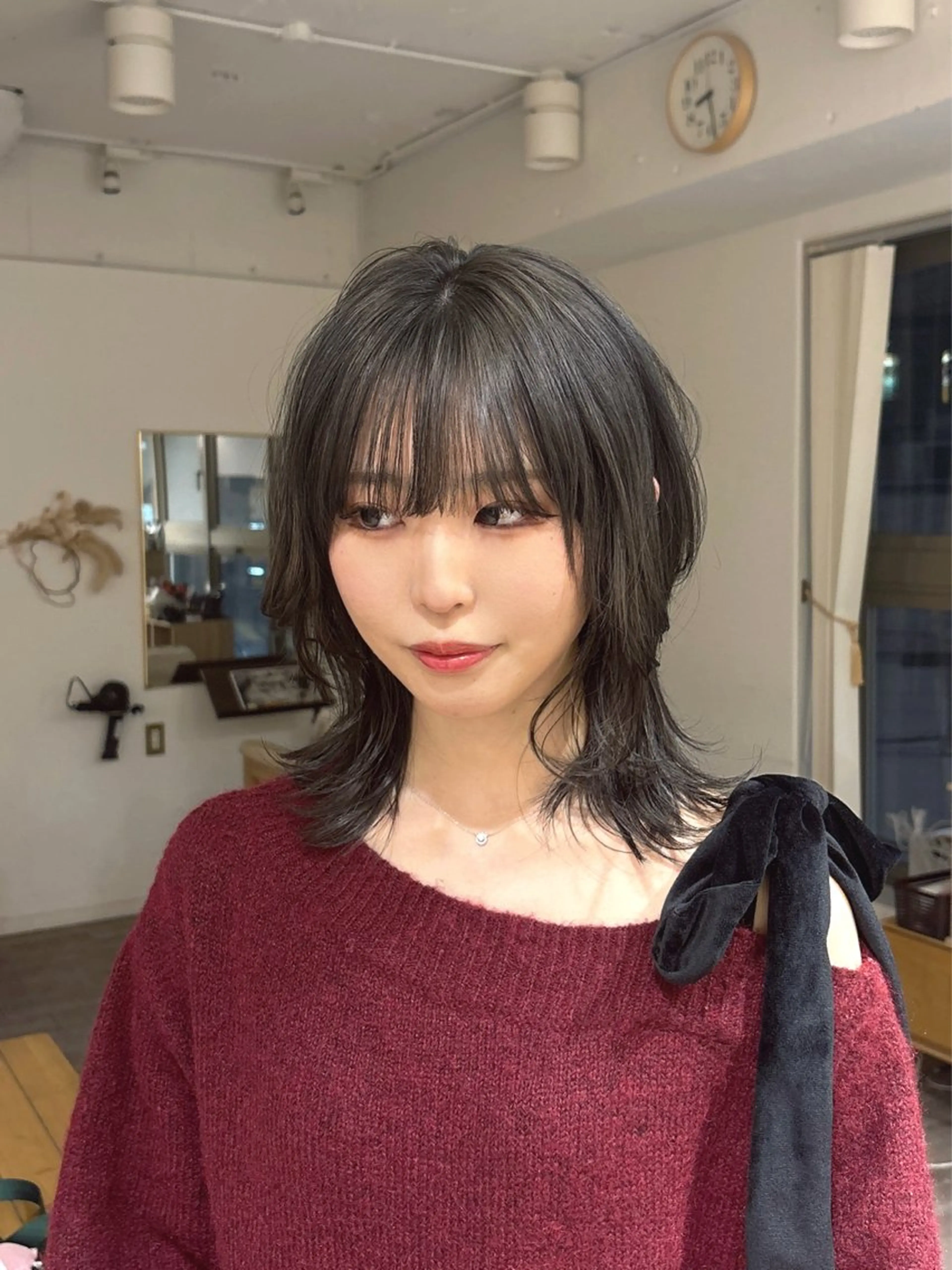 カラー グレージュ ヘアカラー ブリーチモデル募集 𝙨𝙖𝙠𝙞💚のヘアスタイル