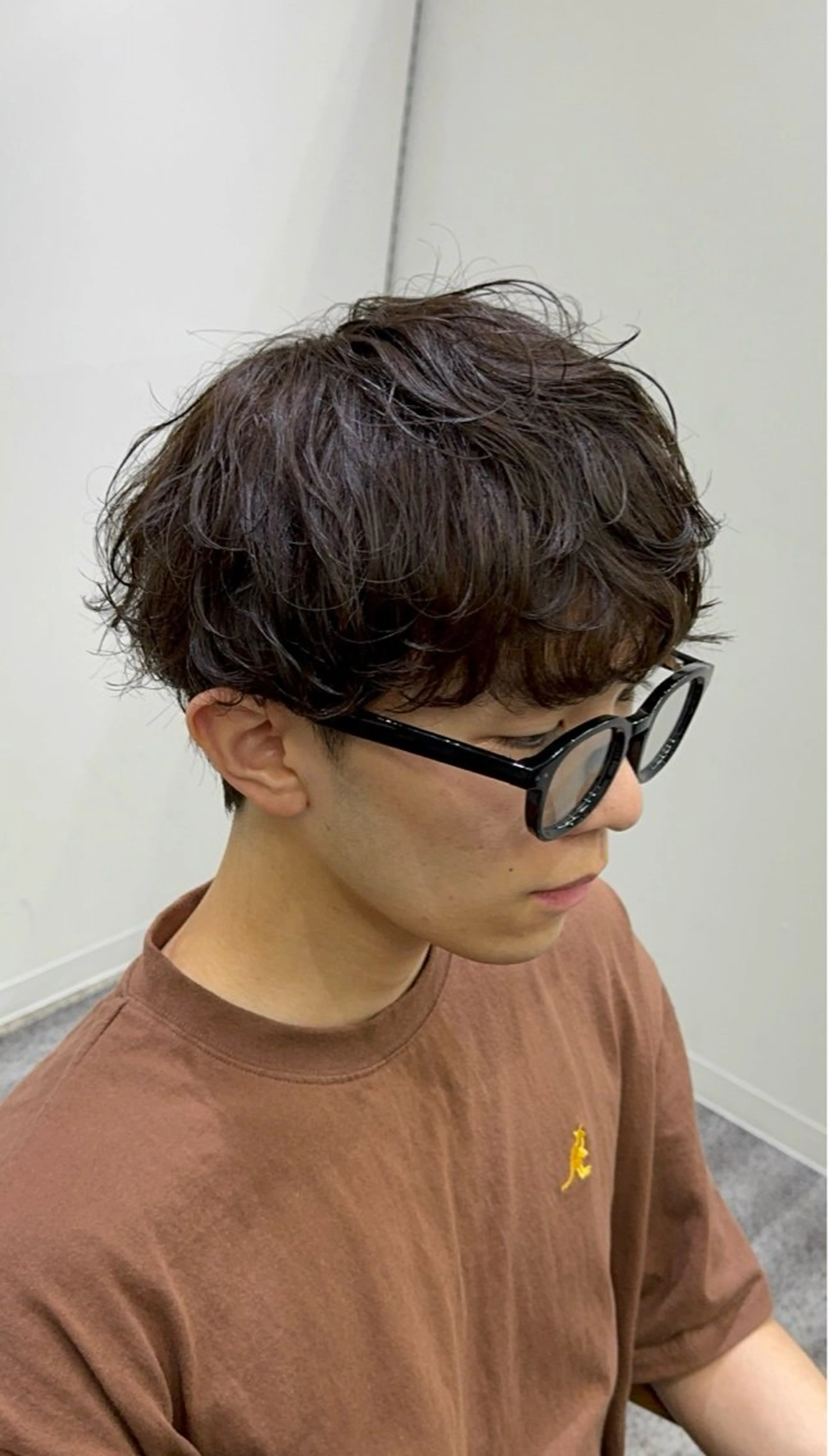 カット+シャドウ/ルーズパーマの写真