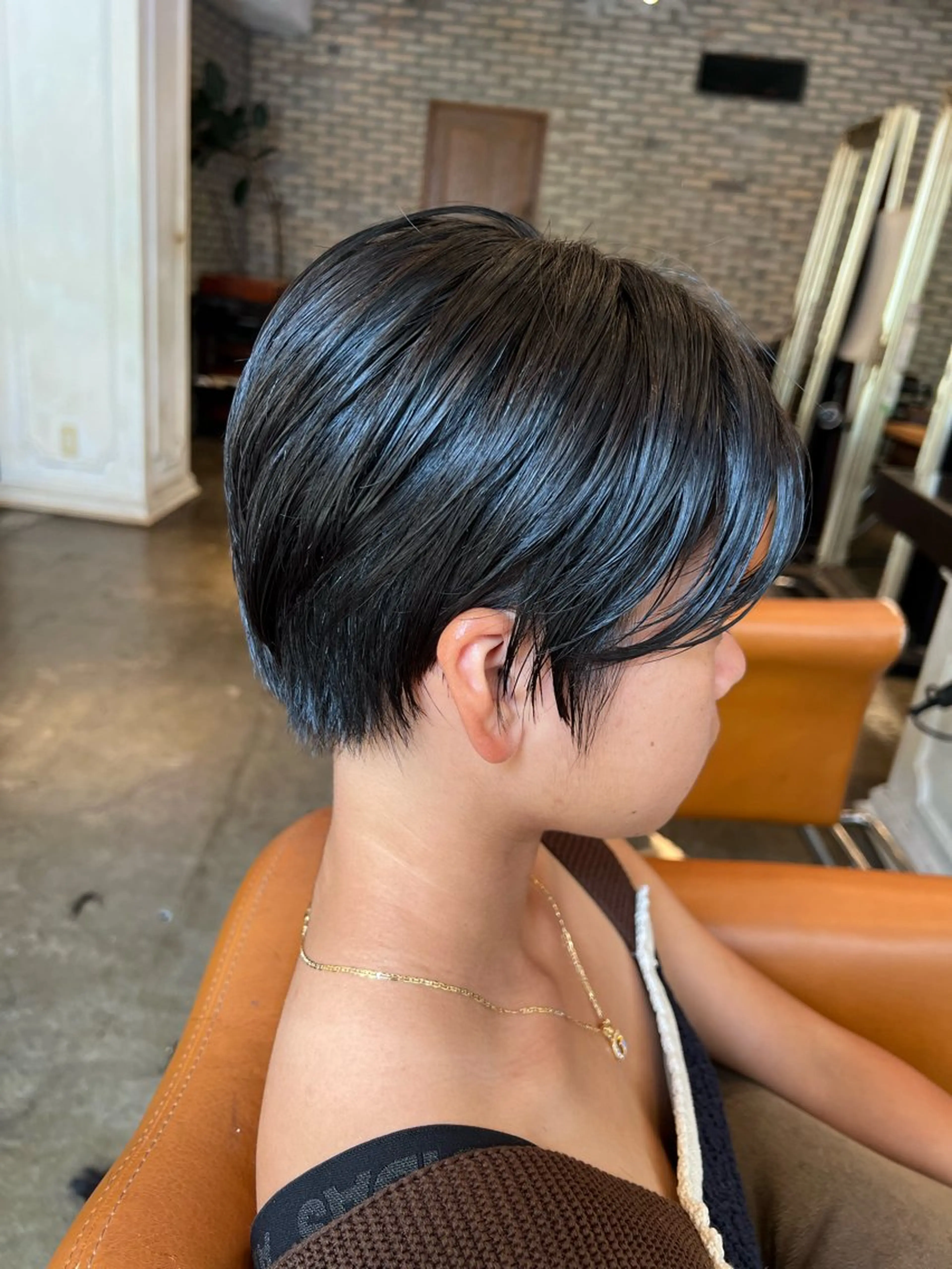 ショート ハンサムショート ショートヘア ヘッドスパ ハイライト/インナー /ブリーチ/レイヤーのヘアスタイル