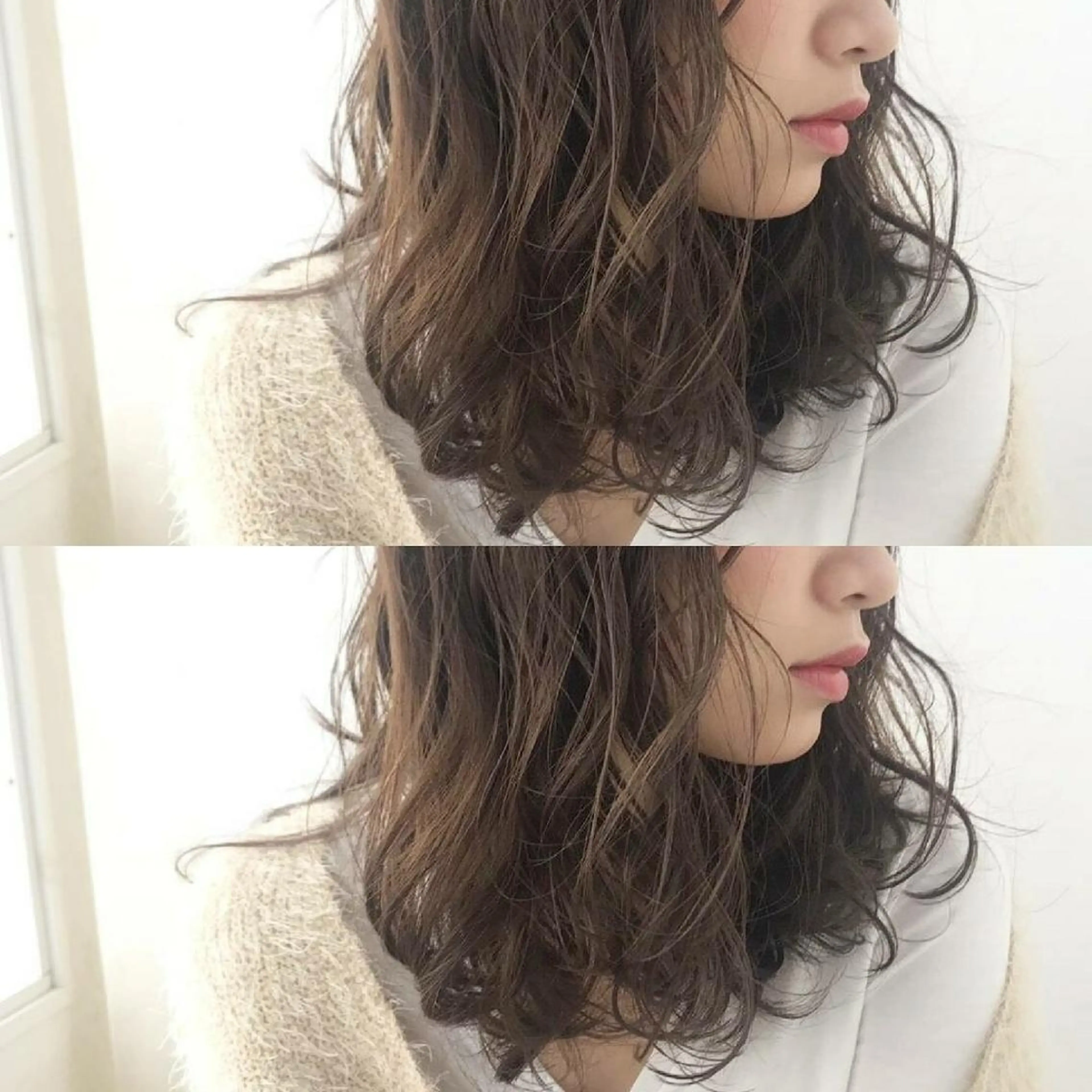 セミロング カラー ブリーチ 学生 竹内啓太 ボブのヘアスタイル