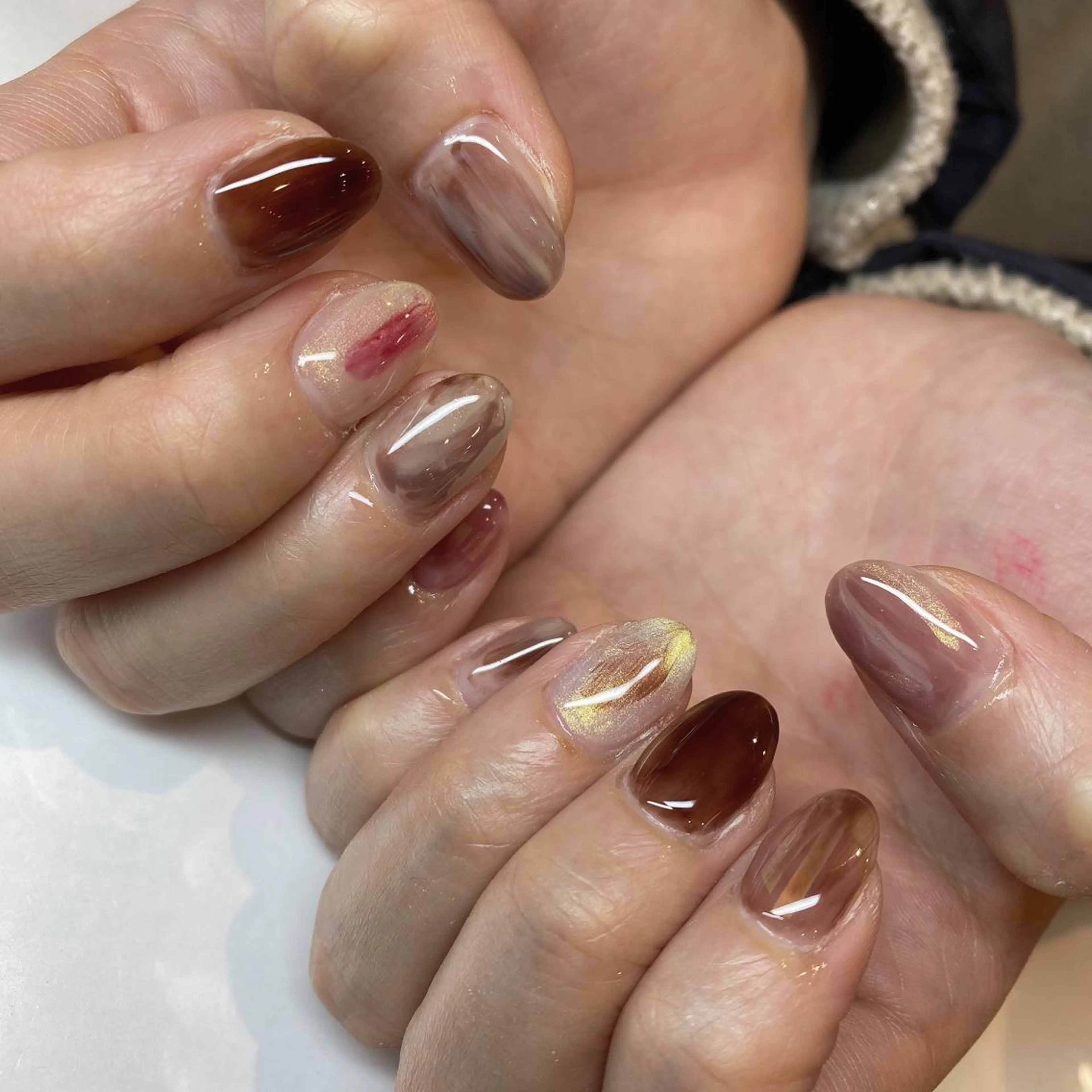 ネイル ハンドネイル 鶴田୨ৎmaison de NALIのネイルデザイン