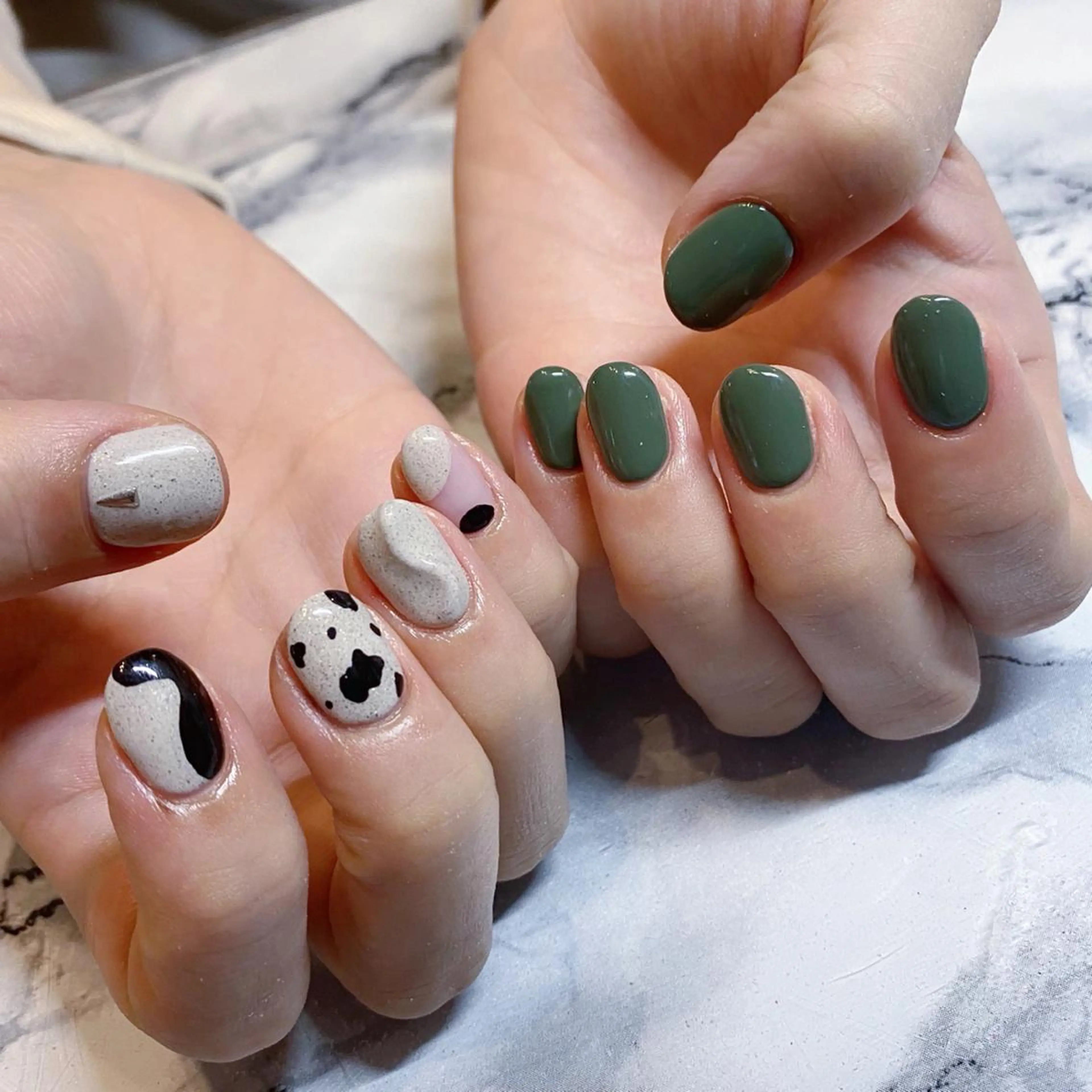 ネイル アートネイル オーロラネイル 韓国ネイル マットネイル ニュアンスネイル To Me Nail所属・🩵 mei🩵のネイルデザイン