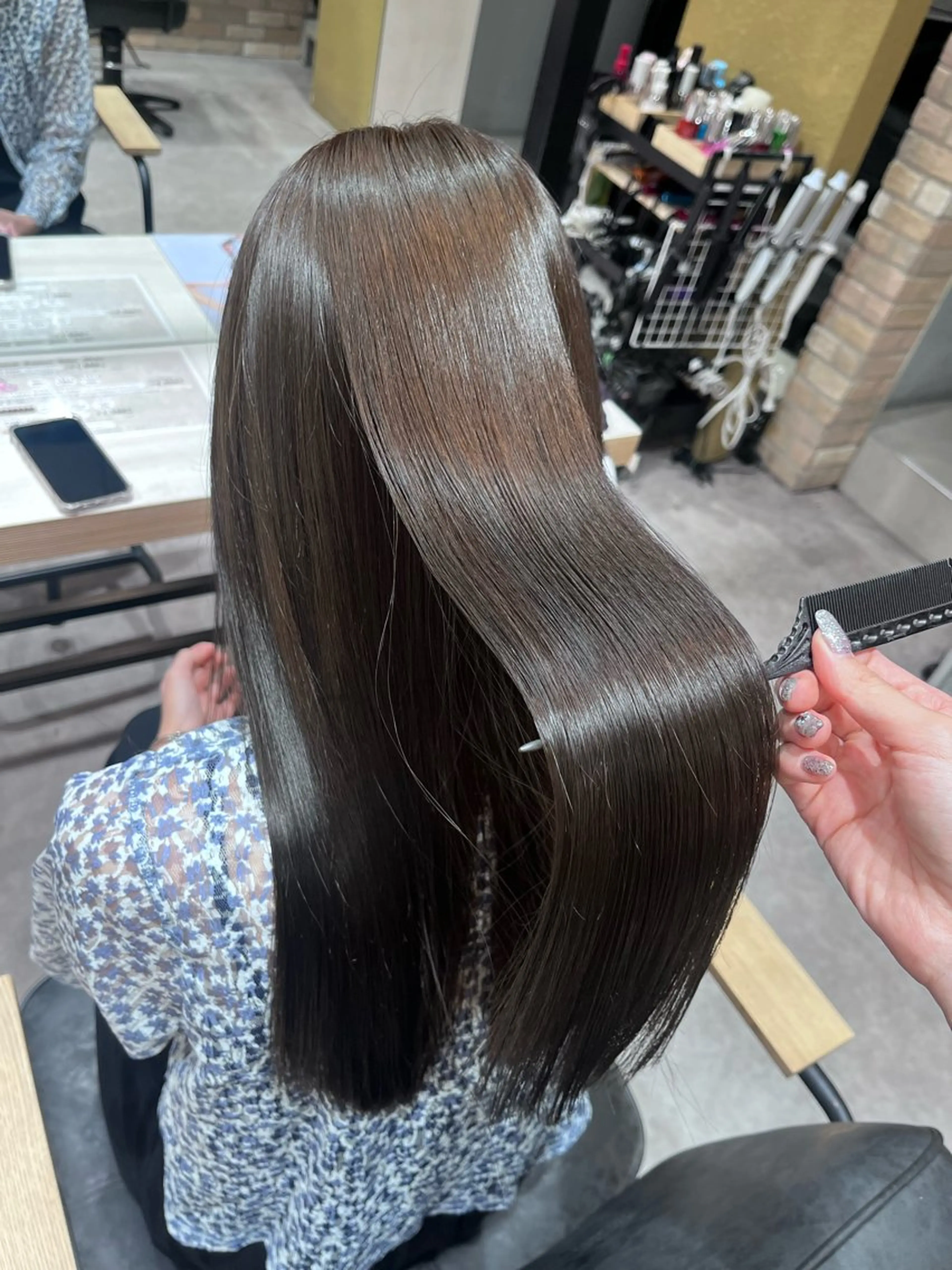 ロング カラー オリーブカラー ヘアカラー 🩶レイナ🩶 color/nailのヘアスタイル