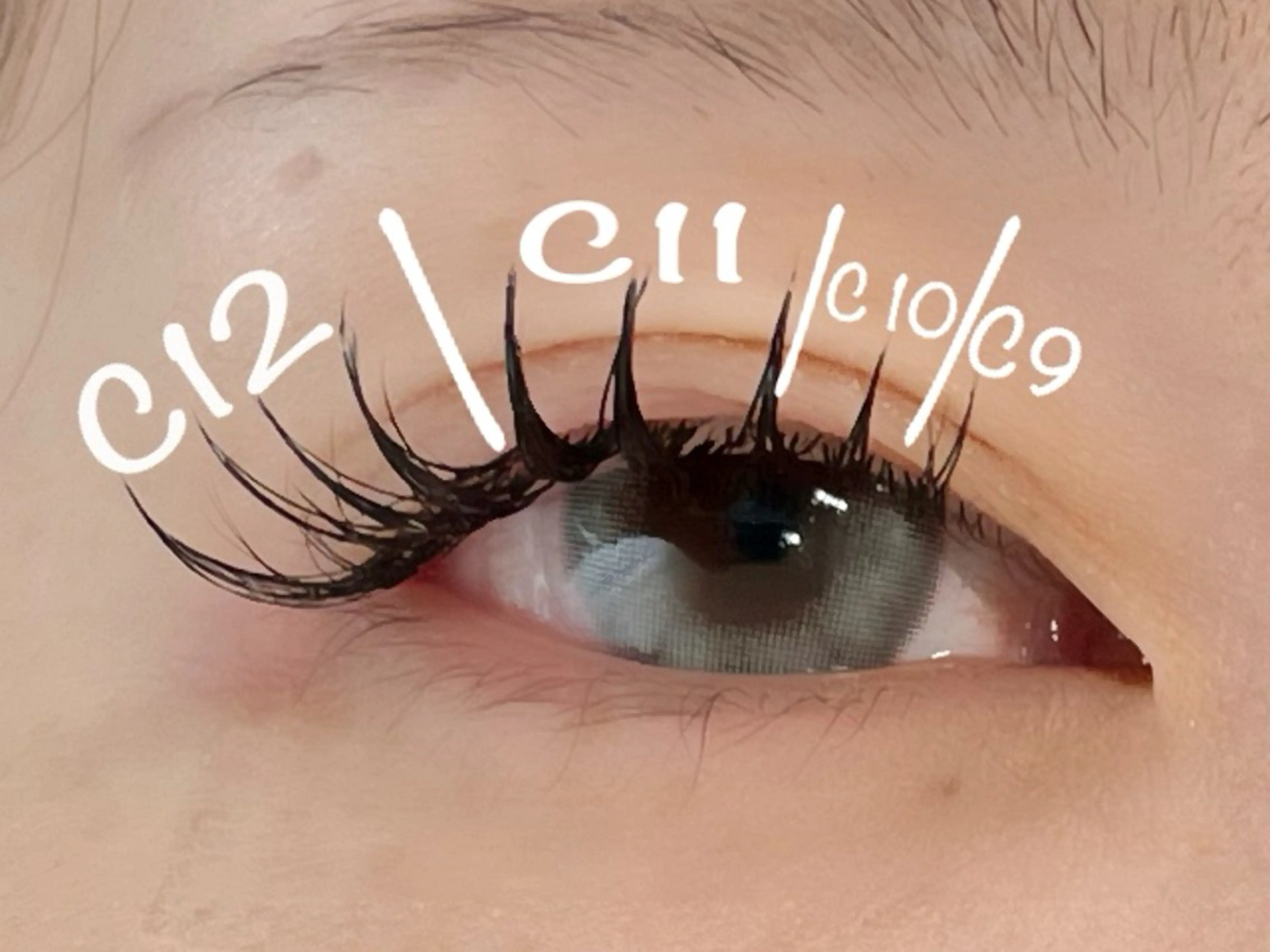 マツエク・マツパ フラットラッシュ 🪼ひとみ🪼半個室 Amour菊川店のマツエク・マツパデザイン