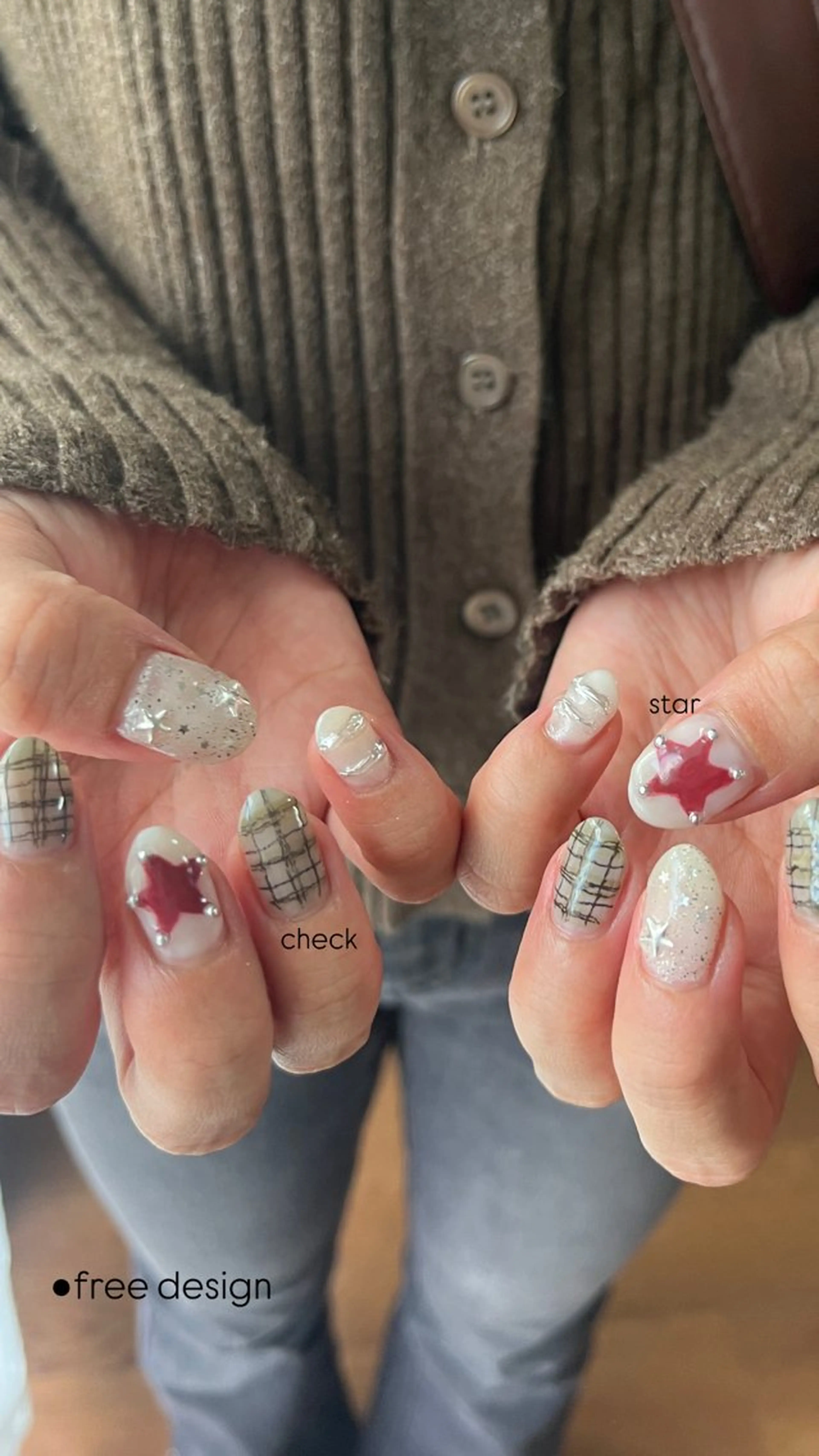 ネイル 持ち込み ハンドネイル 17nail.J ︎︎◝✩junnaのネイルデザイン