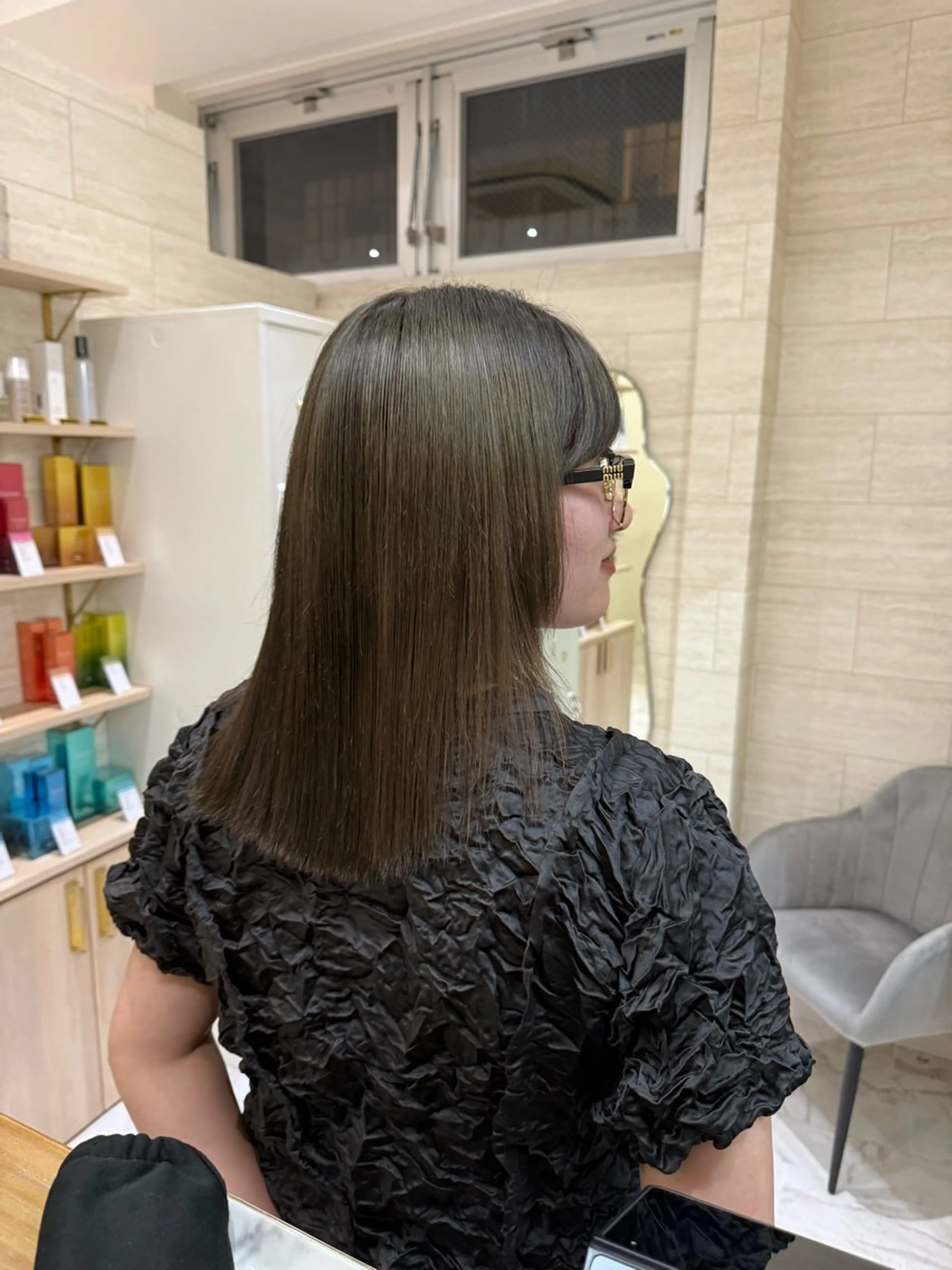 セミロング Zina 熊本店 ワンホン/Juranのヘアスタイル