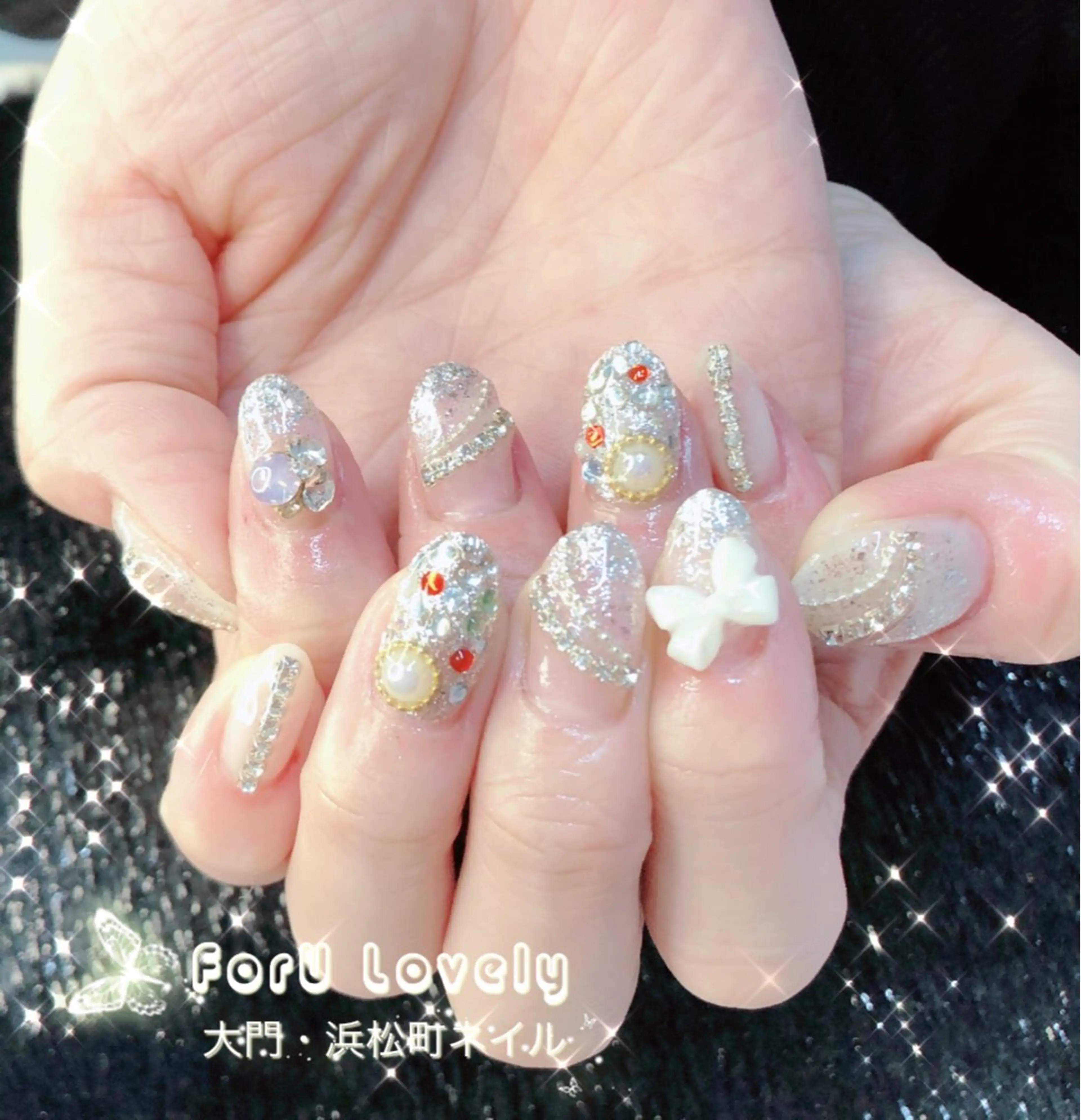 ネイル 桜ネイル フットネイル フレンチネイル ジェルネイル グラデーション 大門浜松町 ネイルのネイルデザイン