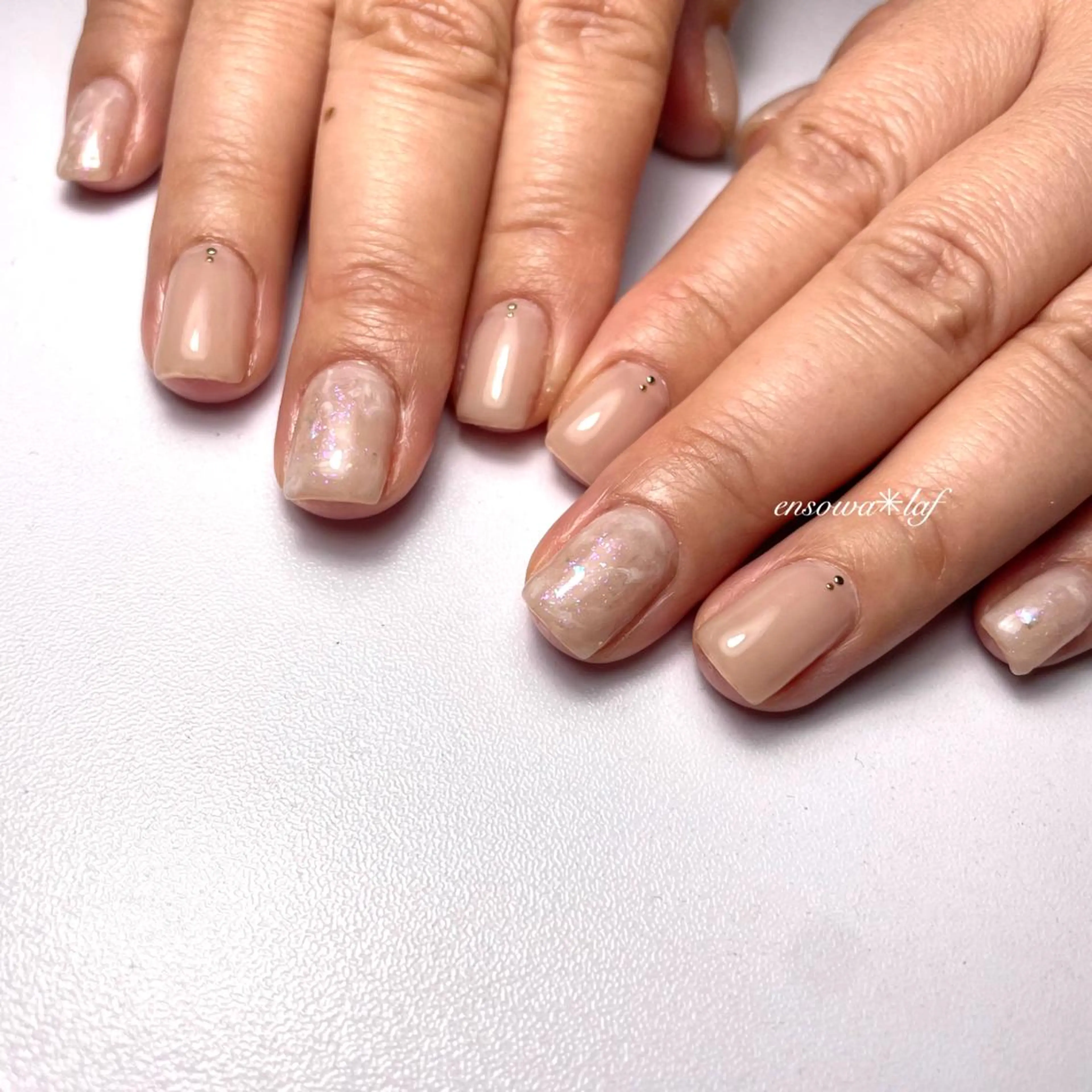 ネイル シンプルネイル ensowa✱laf NAILのネイルデザイン