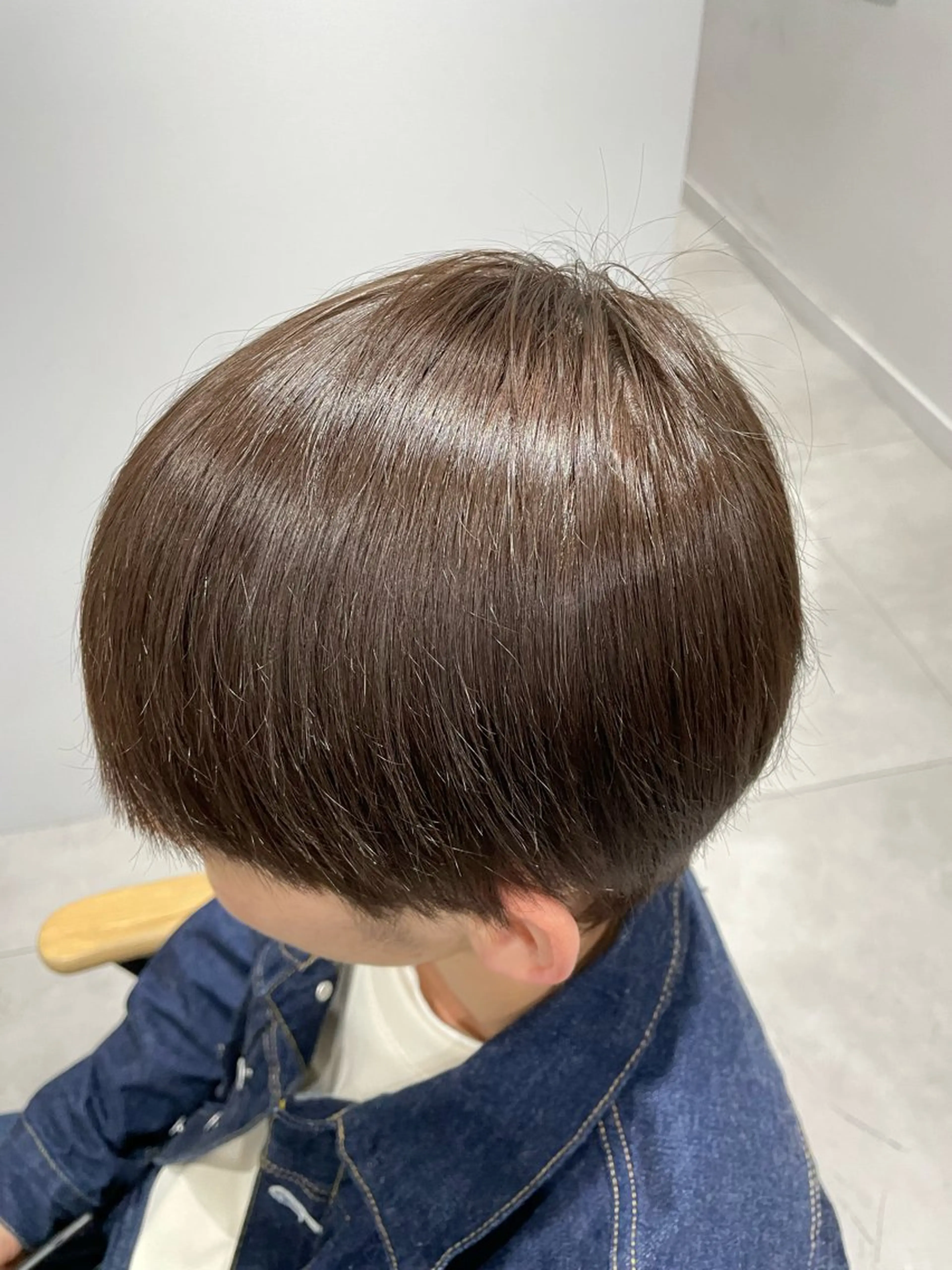 カラー メンズ ブラウンカラー 透明感カラー BLEUNIR 心斎橋【ブルニール】所属・メンズカット井上 愛翔のヘアスタイル