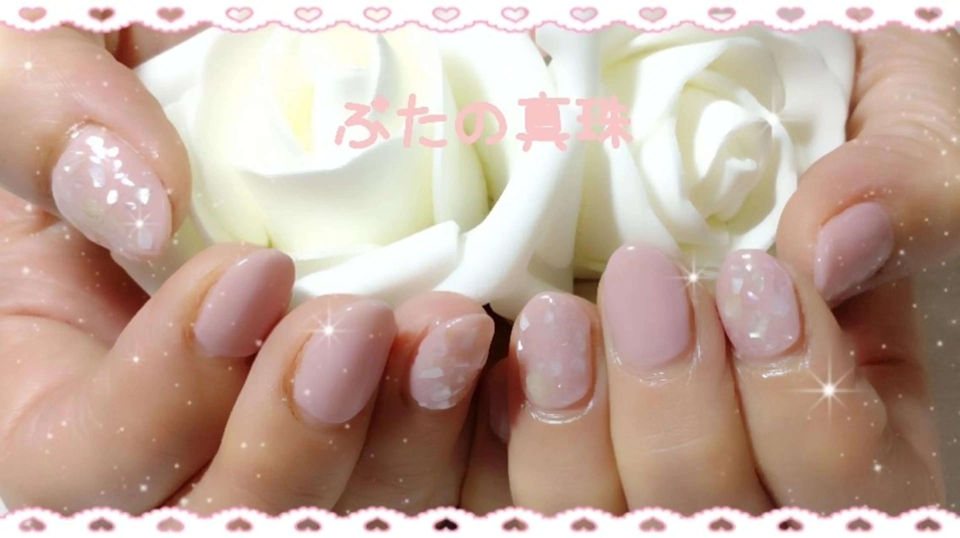 ネイル オフィスネイル ハンドネイル 林 珠里のネイルデザイン