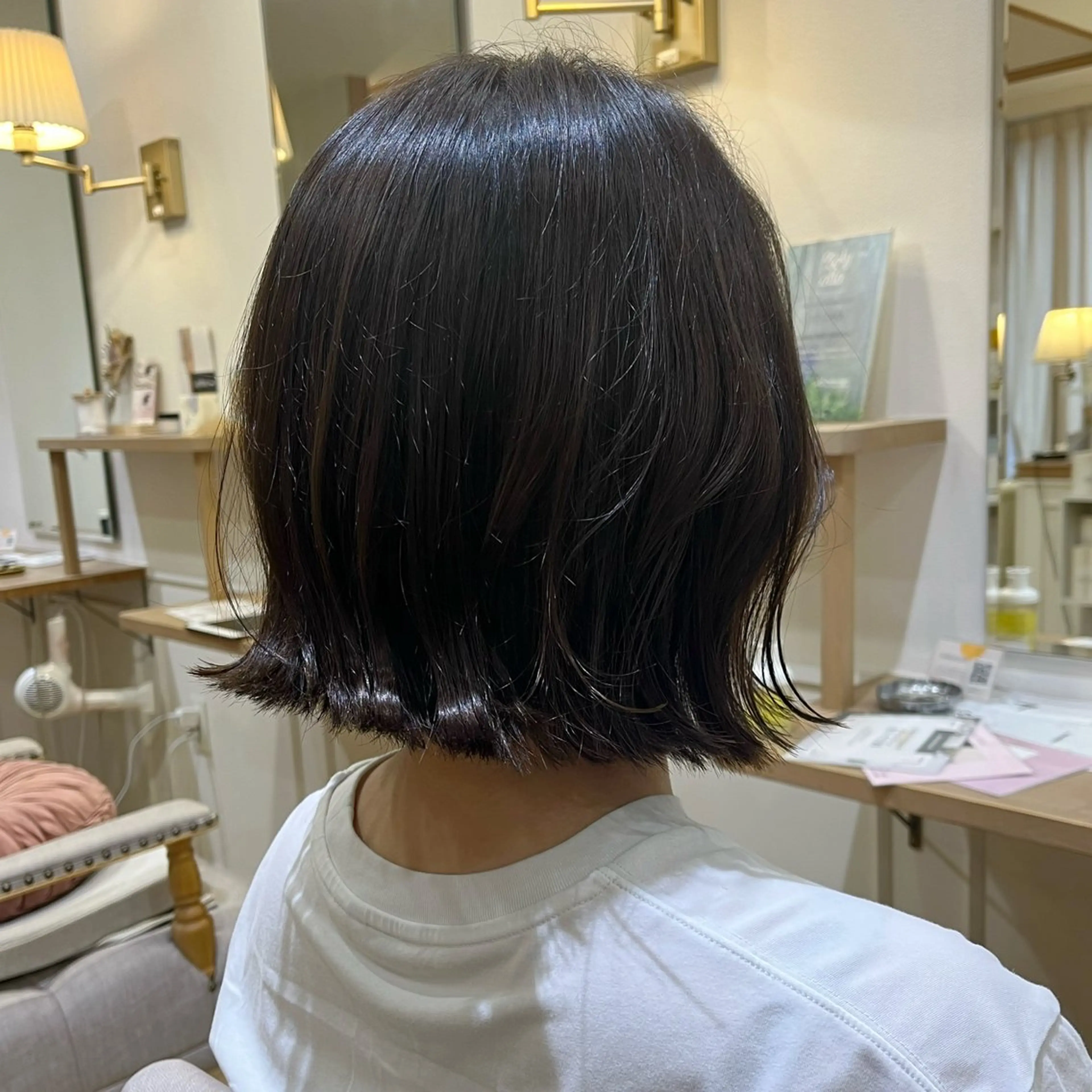 ショート カット ヘアカラー 韓国ﾍｱ&ｼｮｰﾄ ボブ💜桑原のヘアスタイル