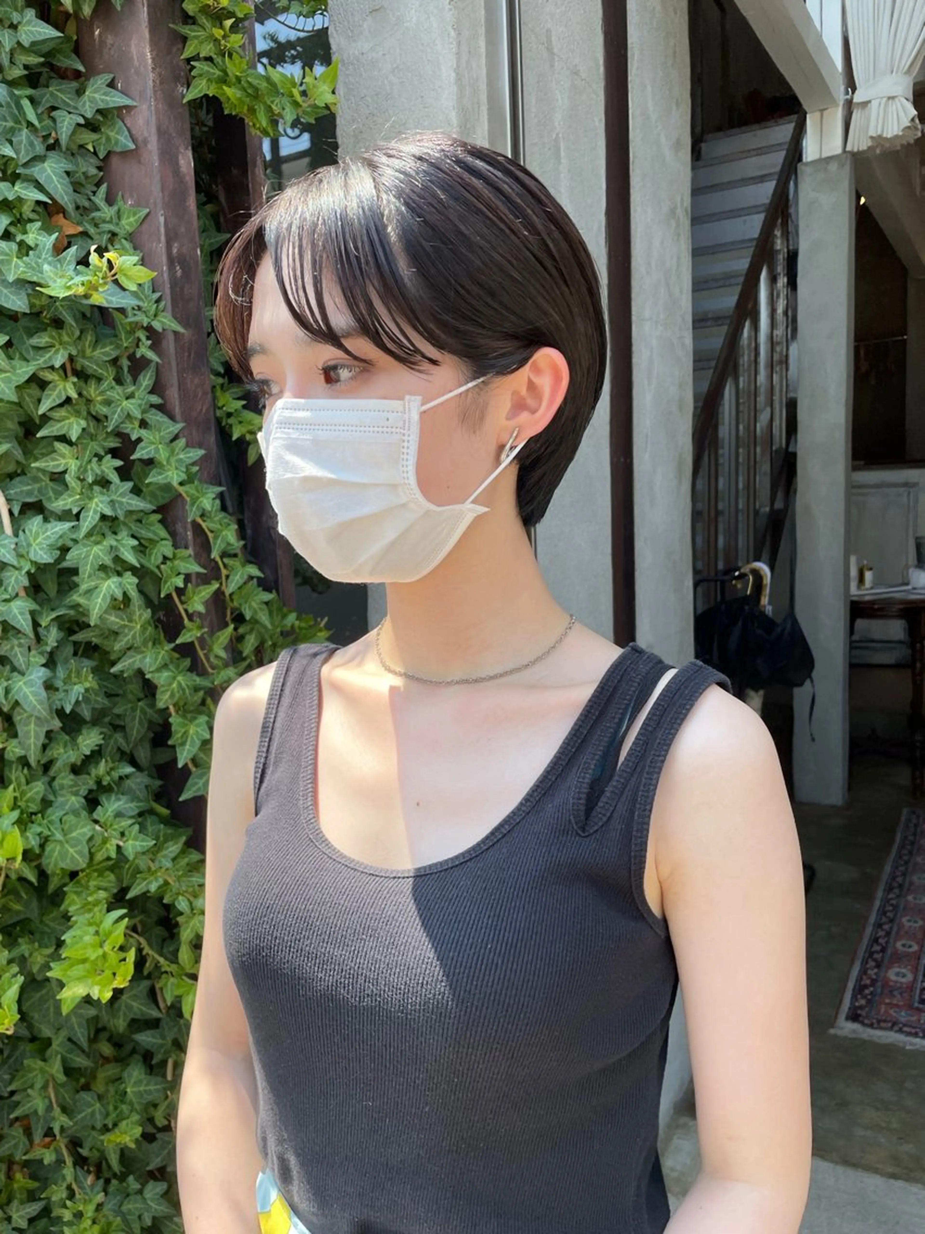 ショート カラー パーマ ストレートパーマ カット 縮毛矯正 トリートメント 鎌田卓也/髪質改善 /透明感カラーのヘアスタイル