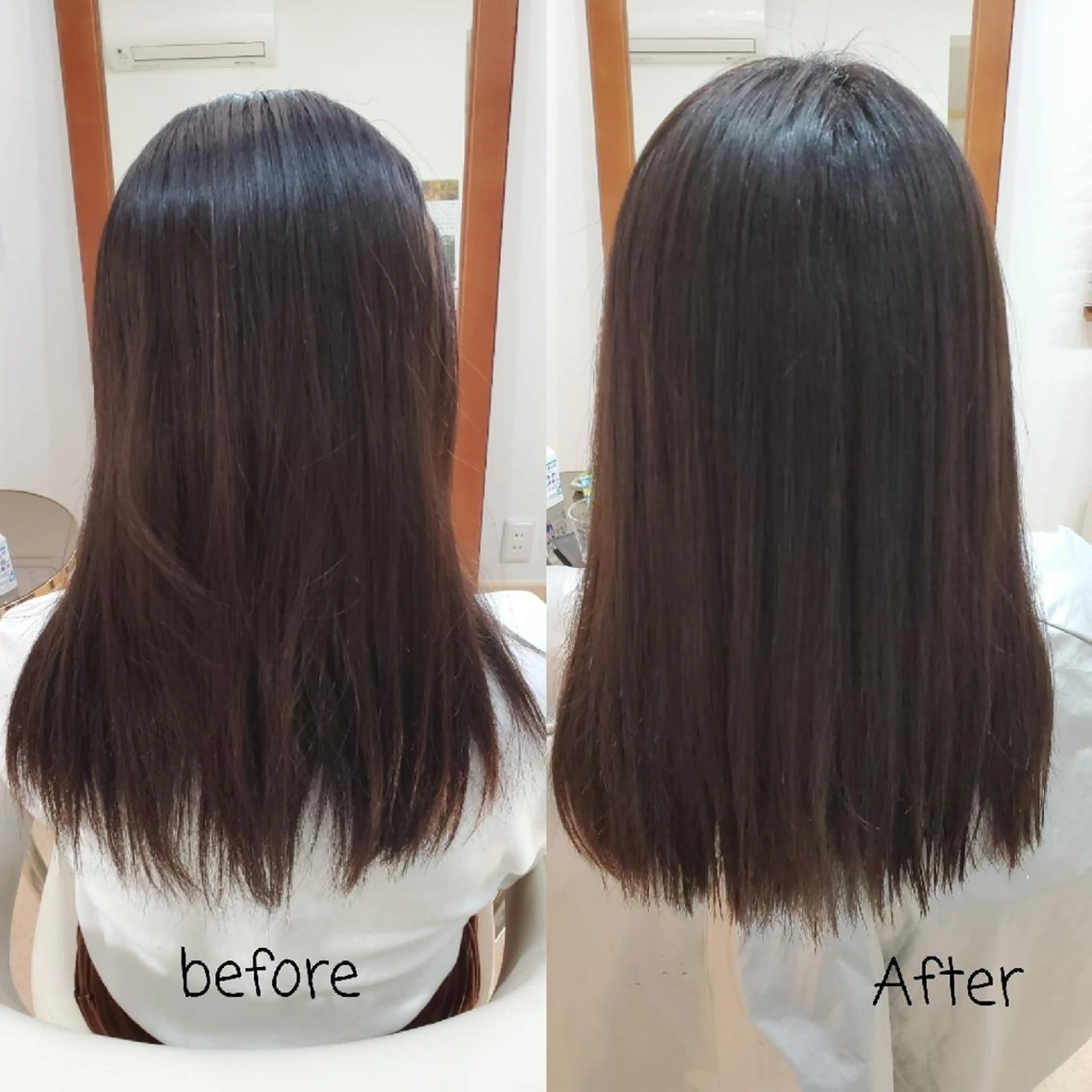 縮毛矯正の写真