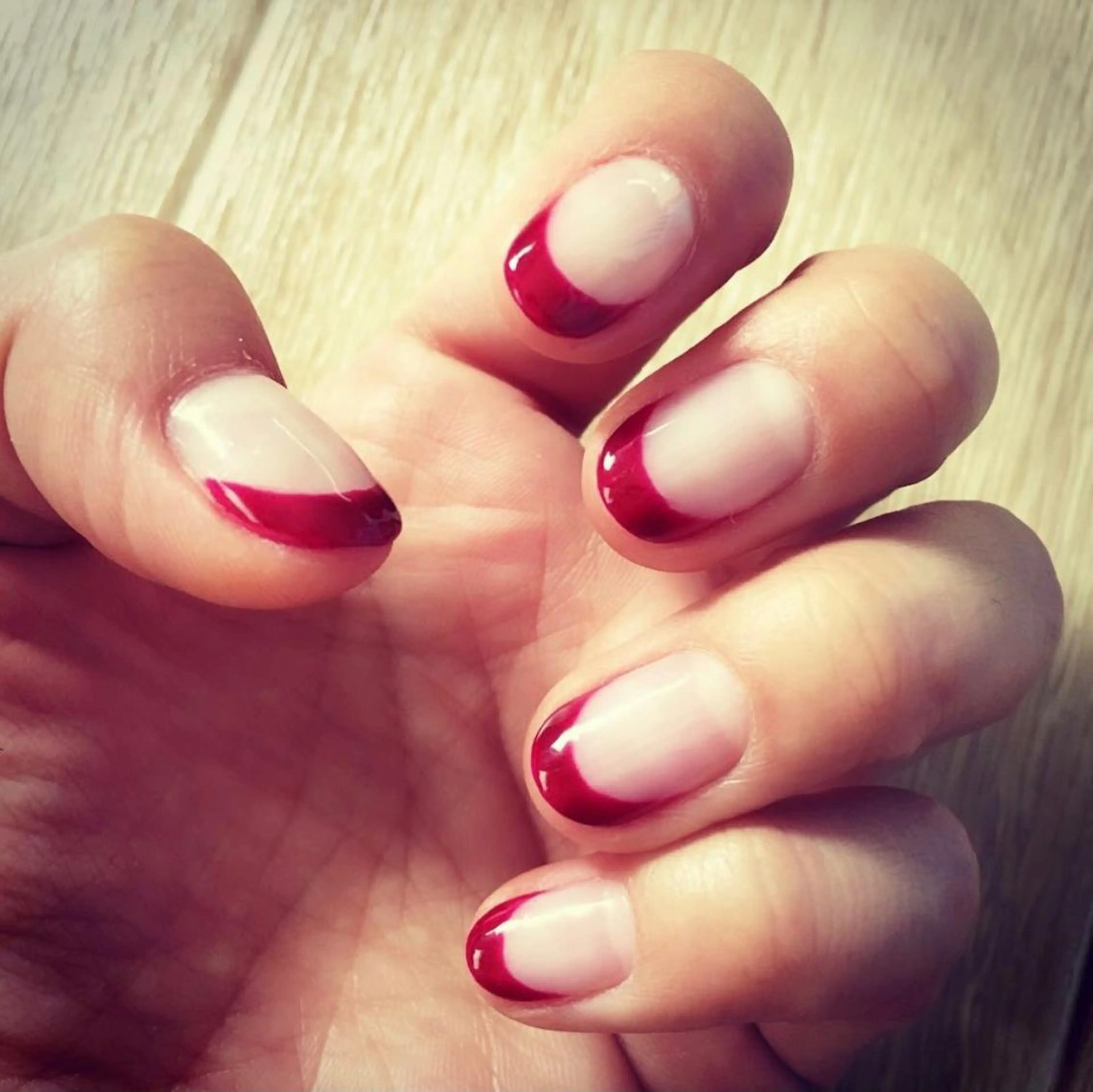 クリアベースフレンチ(ジェルオフ込み金額)の写真