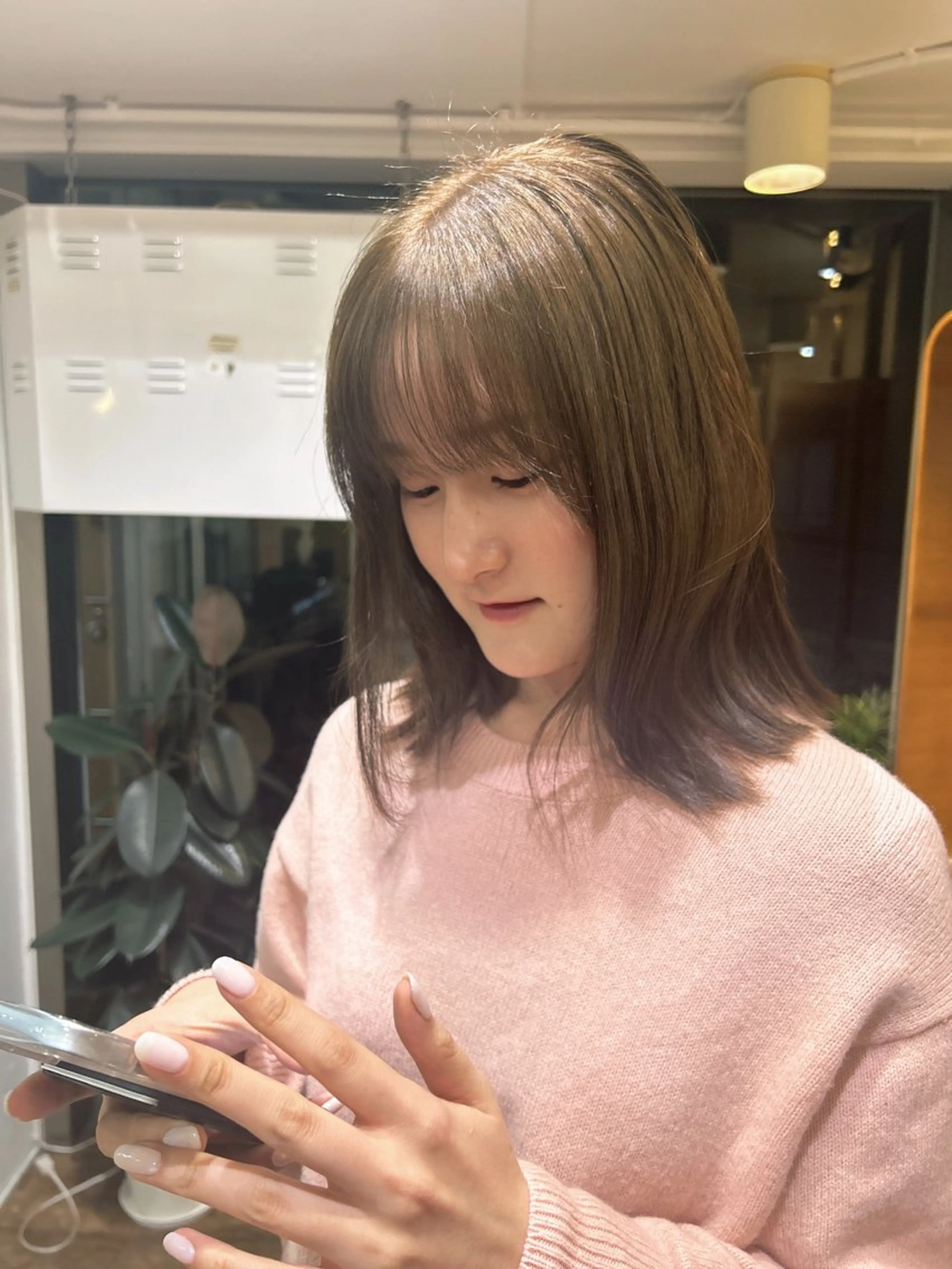 【ブリーチなし】ダブルカラー+3step treatment🌱の写真