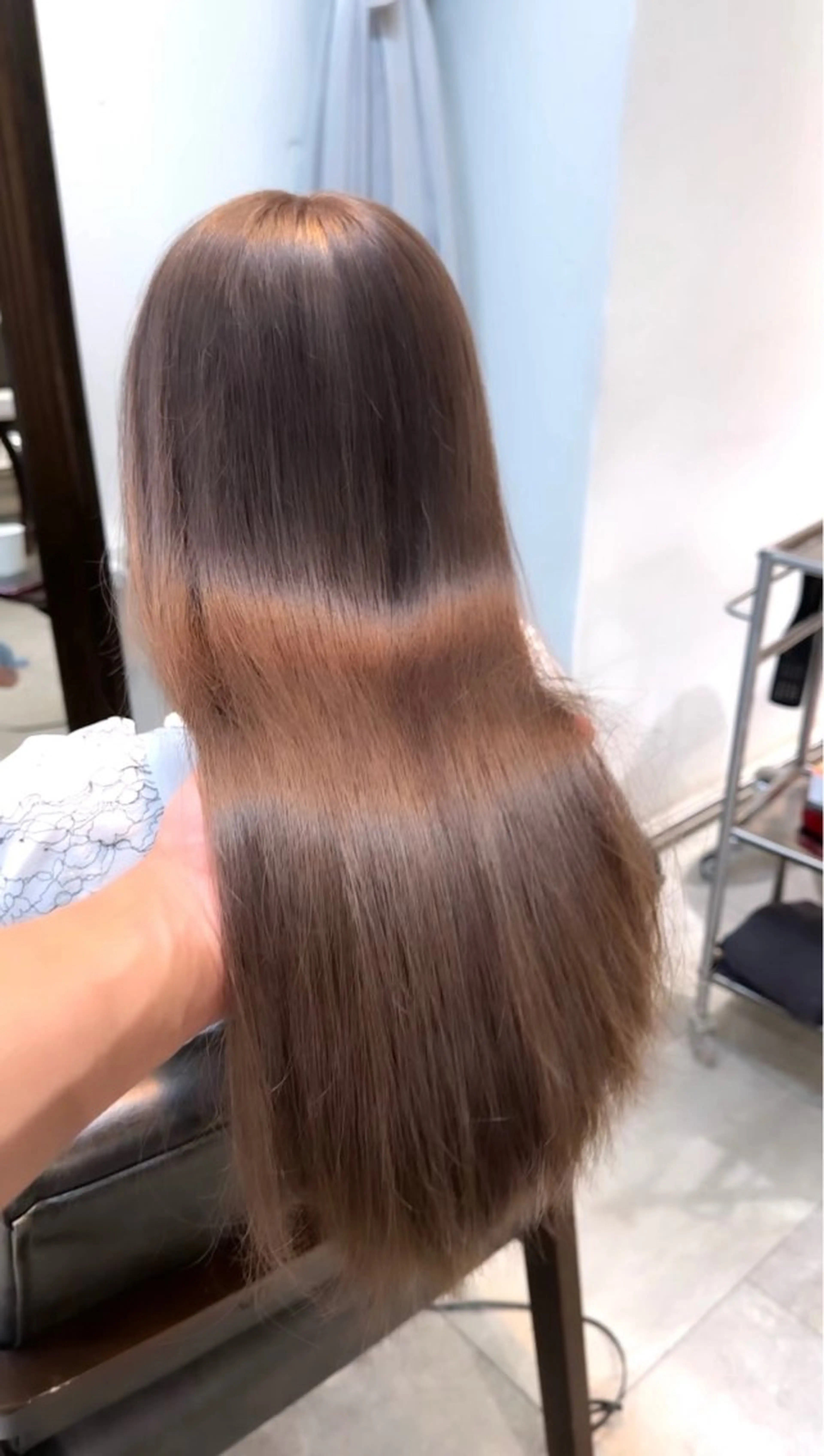 ロング カラー パーマ ヘアアレンジ メンズ ブリーチカラー🤍 颯馬🐈‍⬛のヘアスタイル