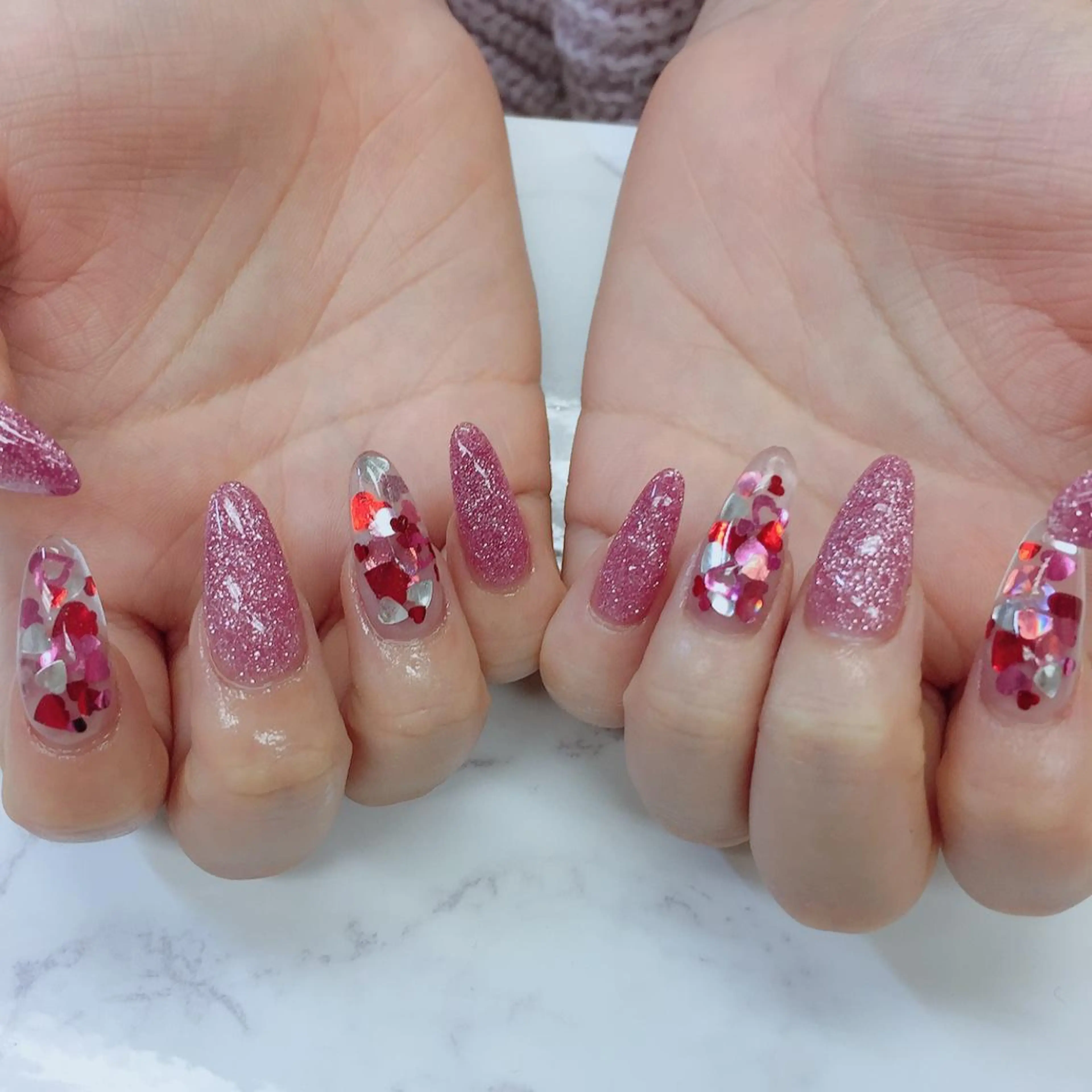 ミディアム ハンドネイル JNA認定講師🌸 RIEのネイルデザイン