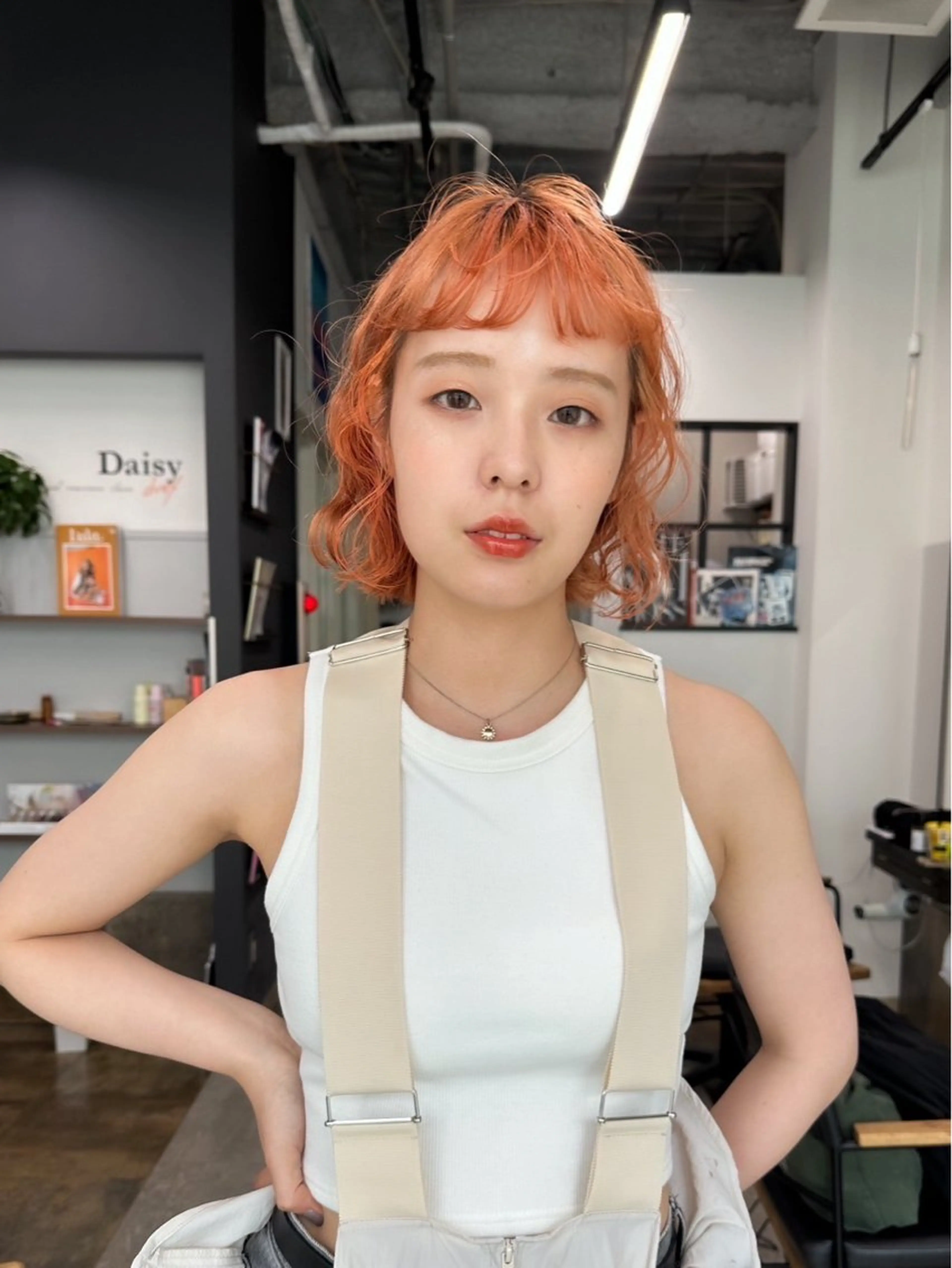 ミディアム カラー ヘアカラー 福岡美容室Daisy hairのヘアスタイル