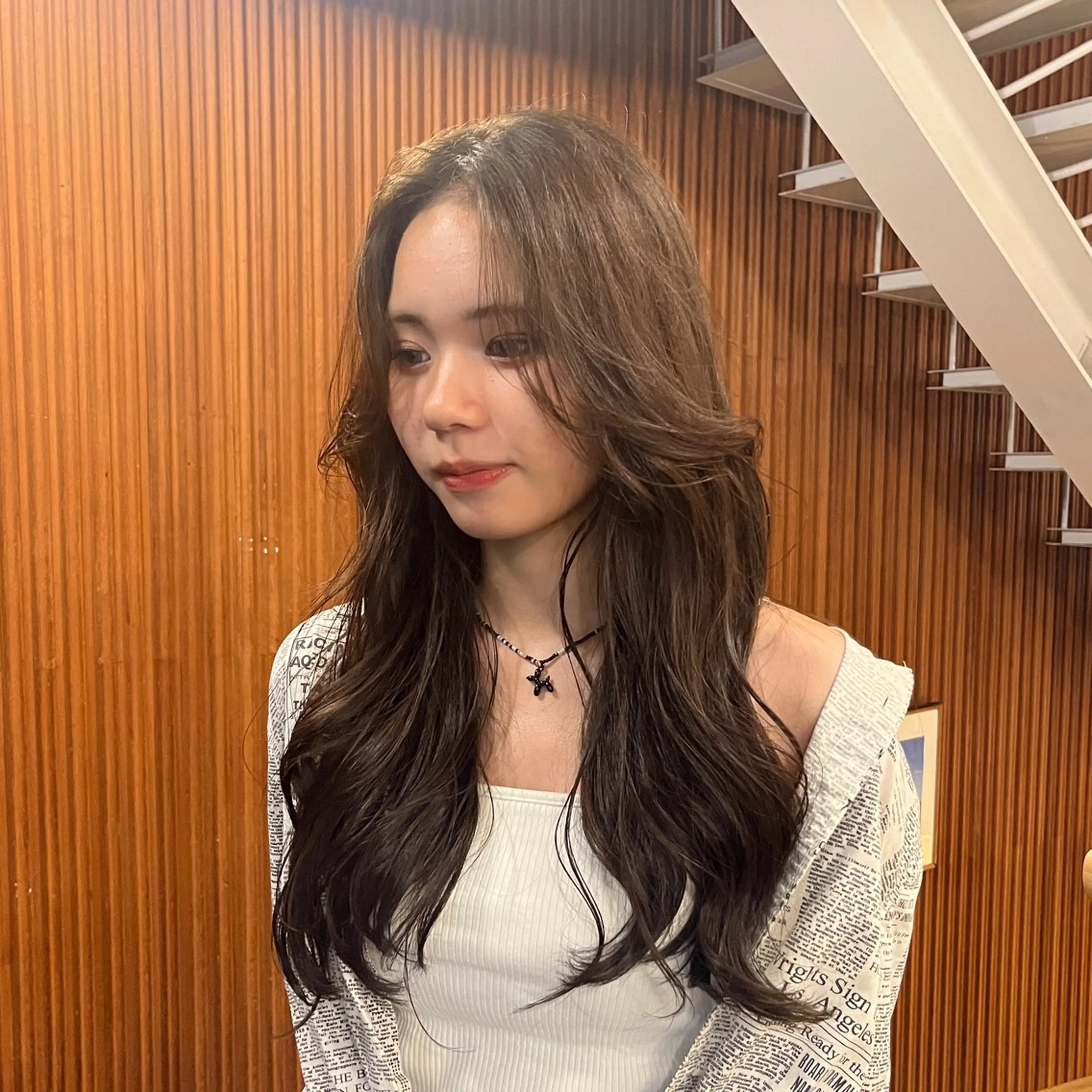 ロング カラー ブラウンカラー 透明感カラー BEAUTRIUM鎌倉小町店所属・マリナ /ゆる巻パーマ♡のヘアスタイル