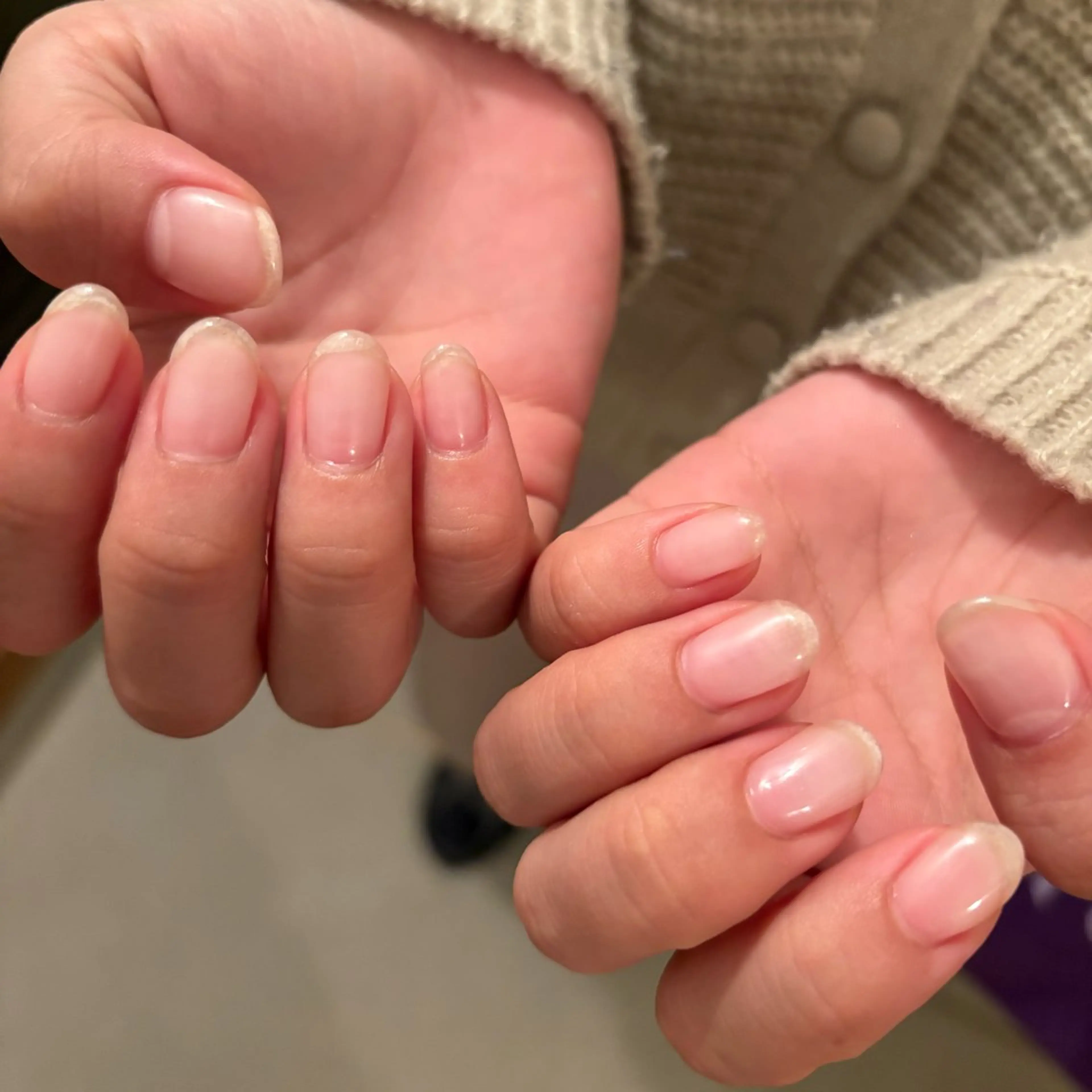 ネイル クリアネイル K Aのネイルデザイン